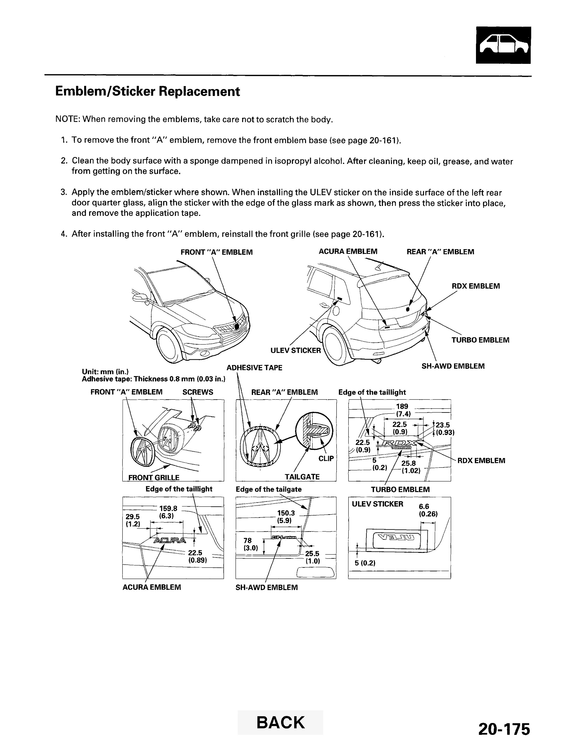 2007 Acura RDX Service Repair Manual.