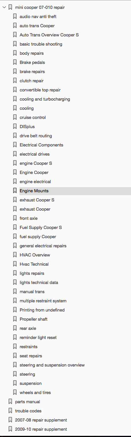 Download 2006-2013 Mini Cooper S Repair Manual