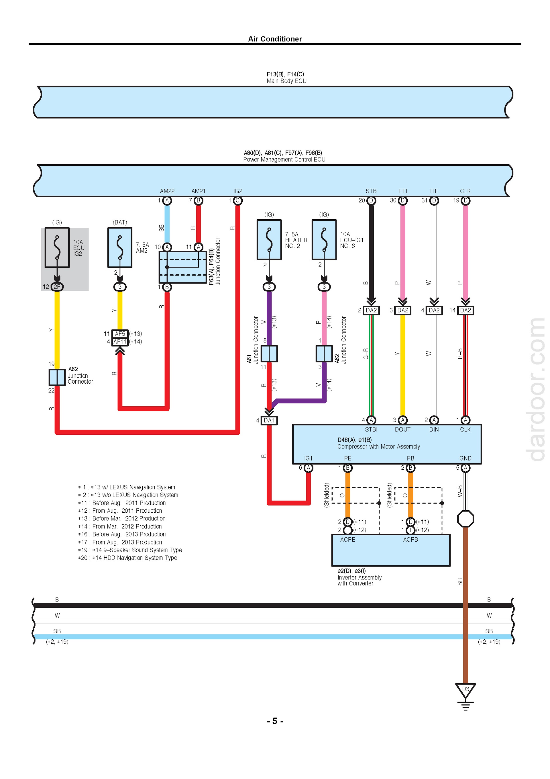2015 Lexus Rx450H Wiring Diagram, Wiring Diagram Air Conidtioning