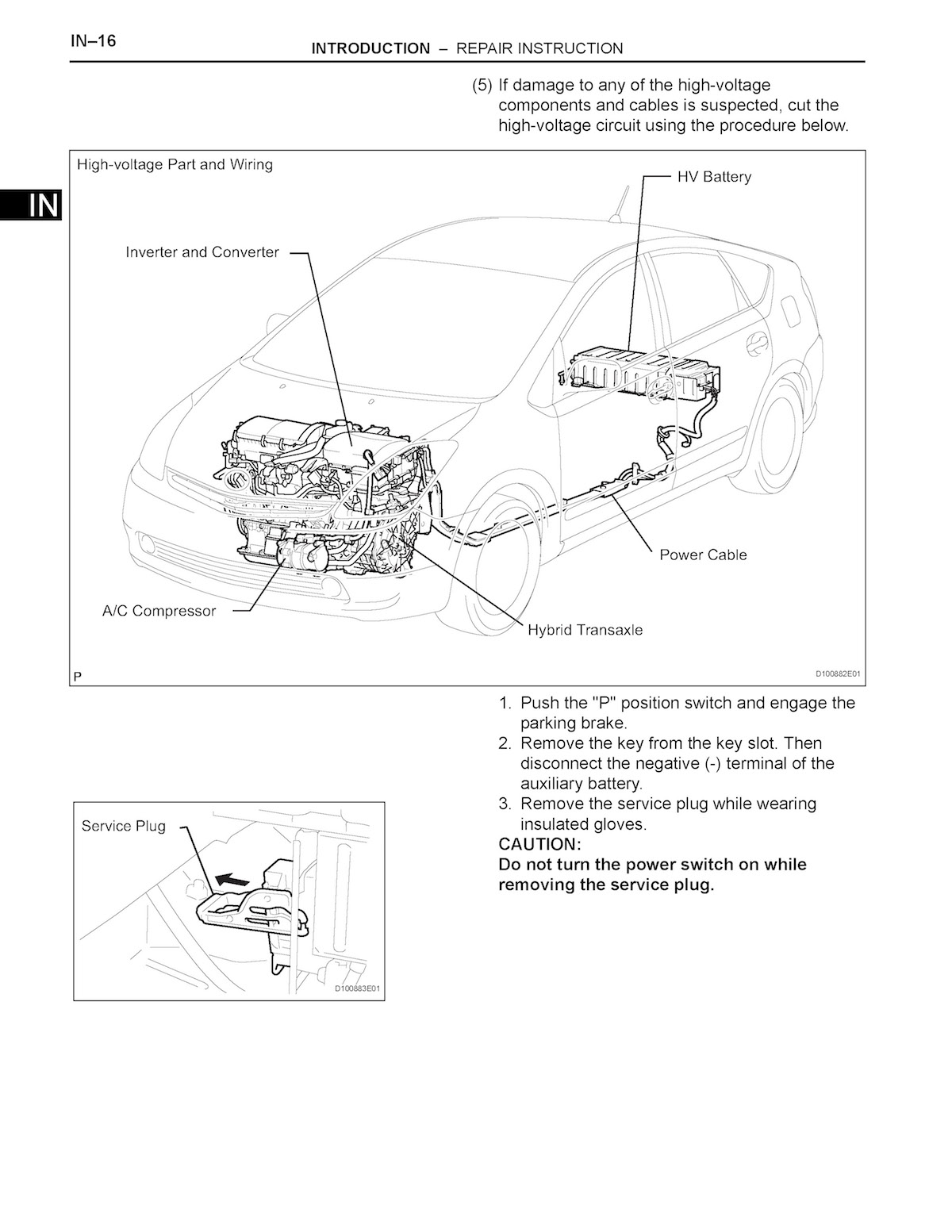 2006 Toyota Prius Repair Instruction Manual