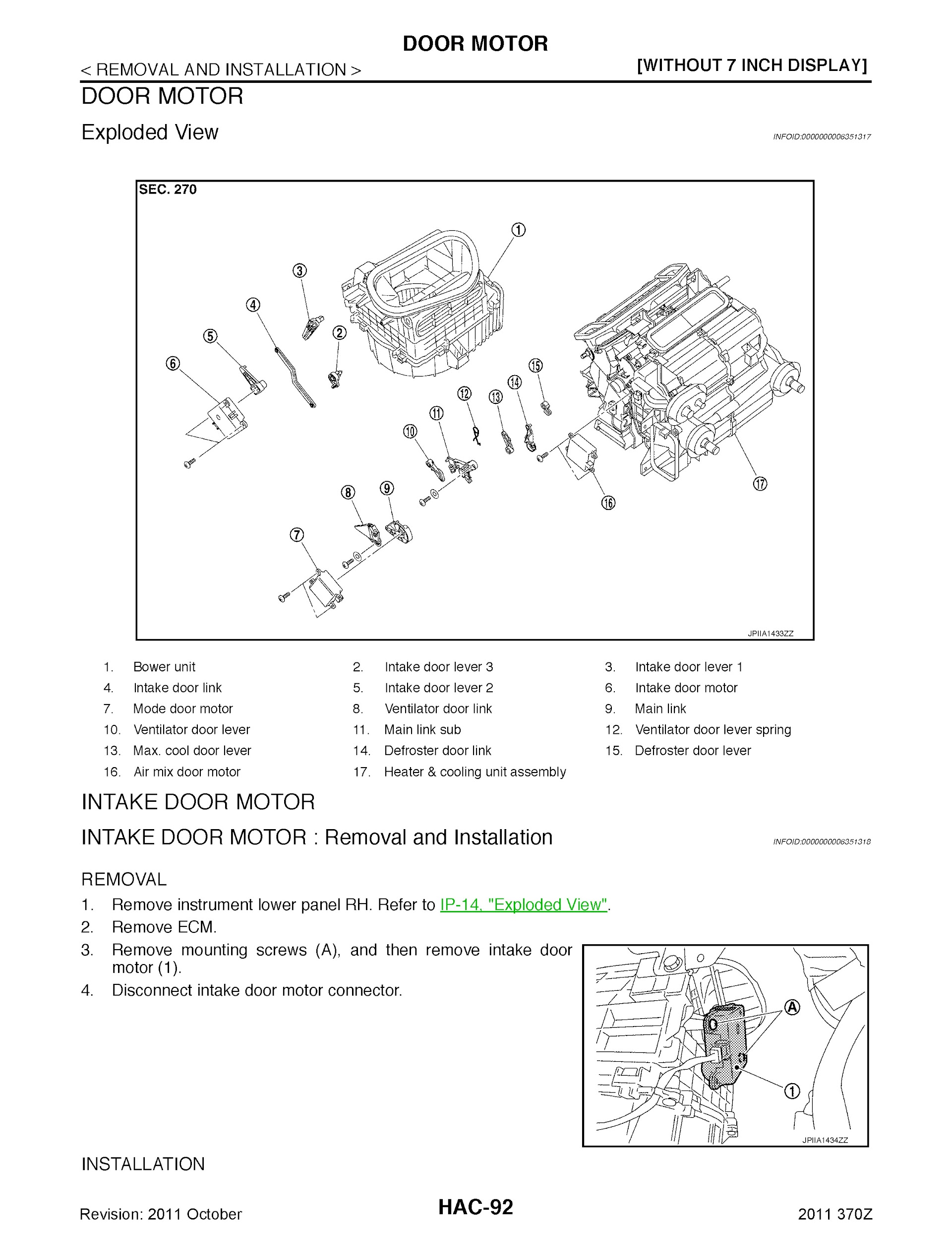 2011 Nissan 370Z Repair Manual
