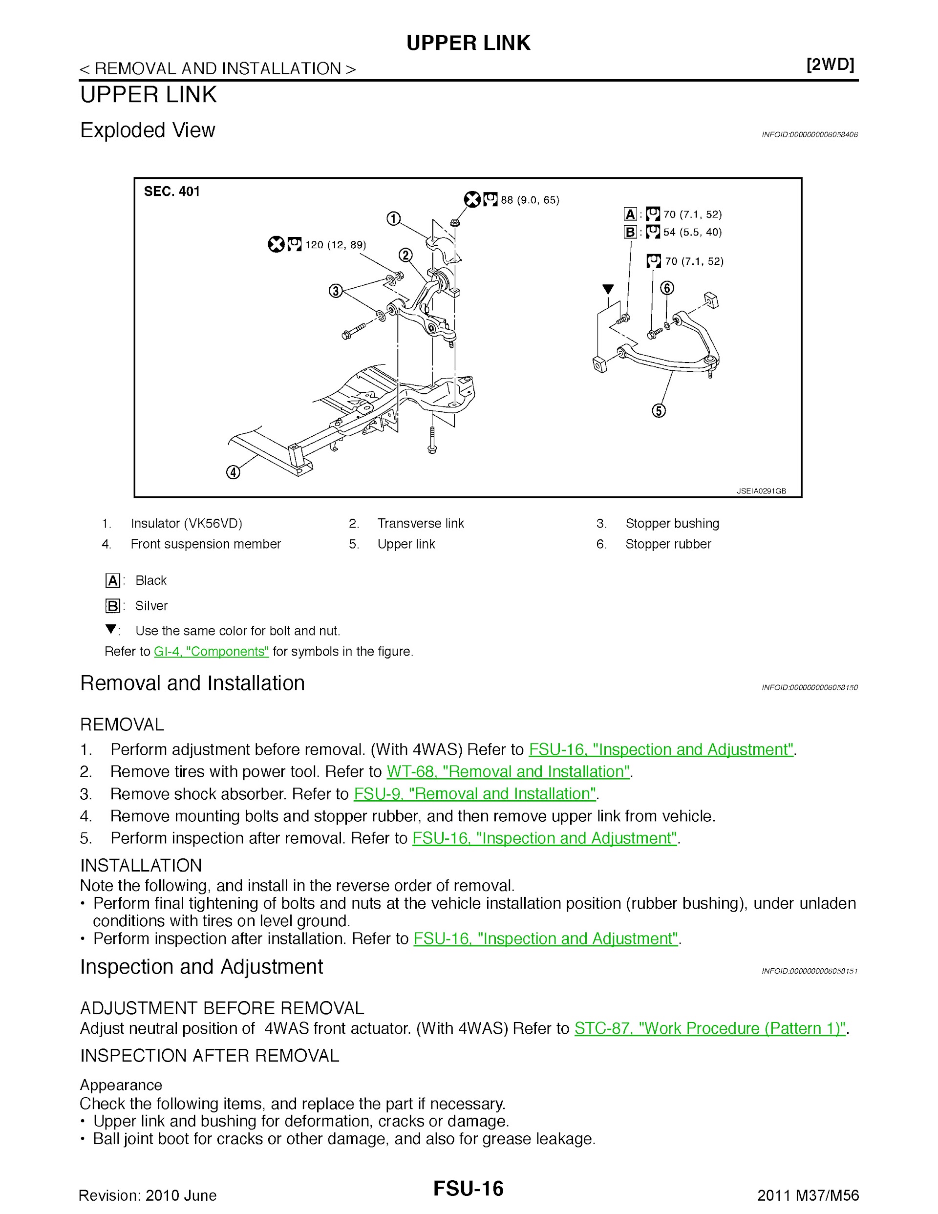 Download 2011 Infiniti M37 and M56 Repair Manual