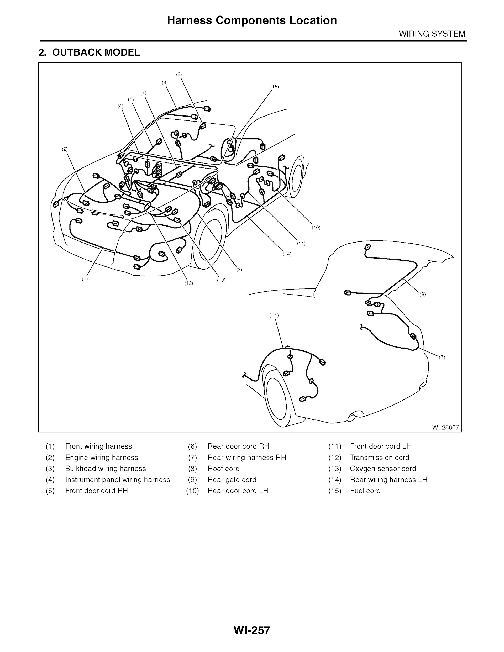 2012 Subaru Legacy Repair Manual And Outback