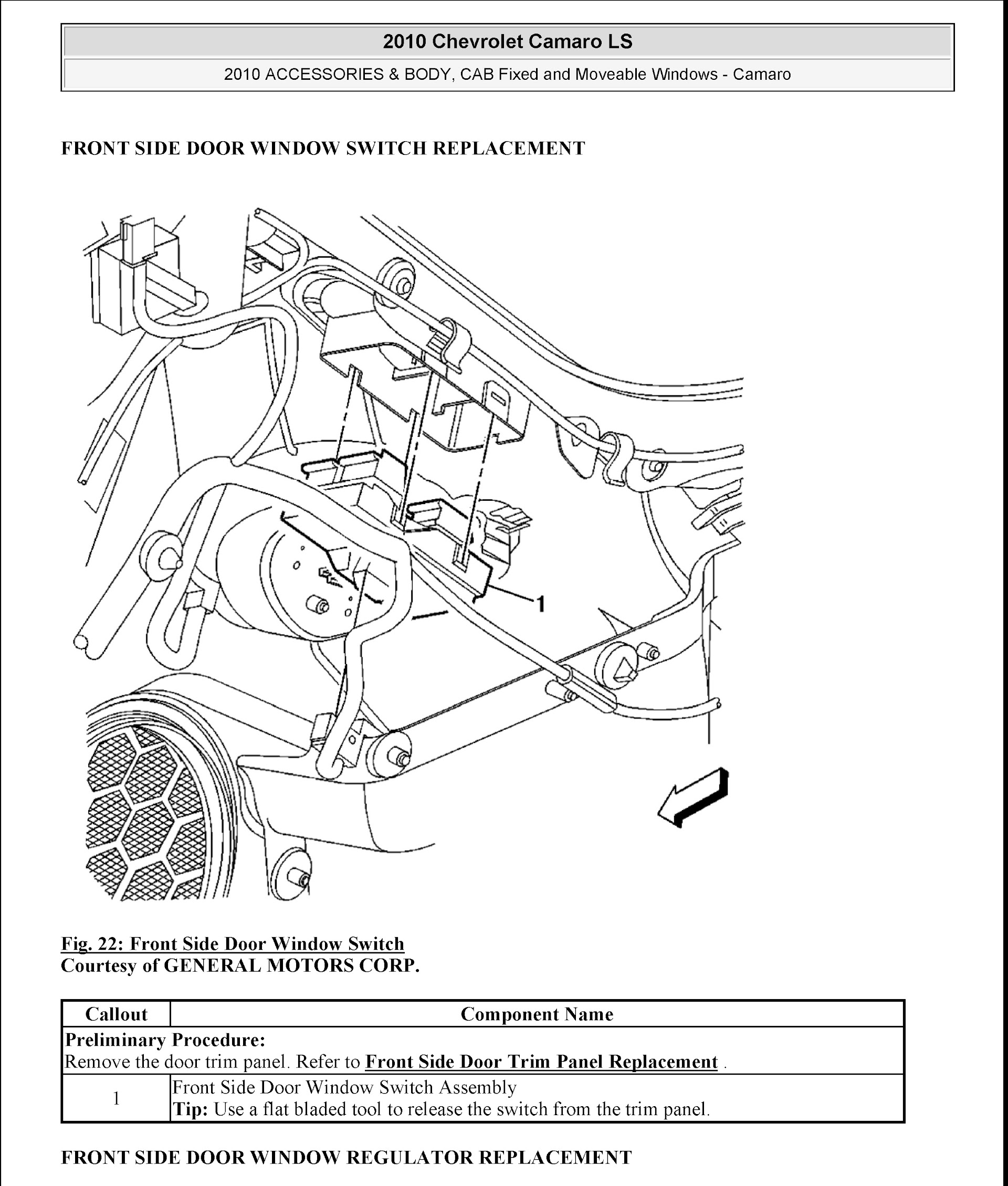Download 2010-2013 Chevrolet Camaro Repair Manual
