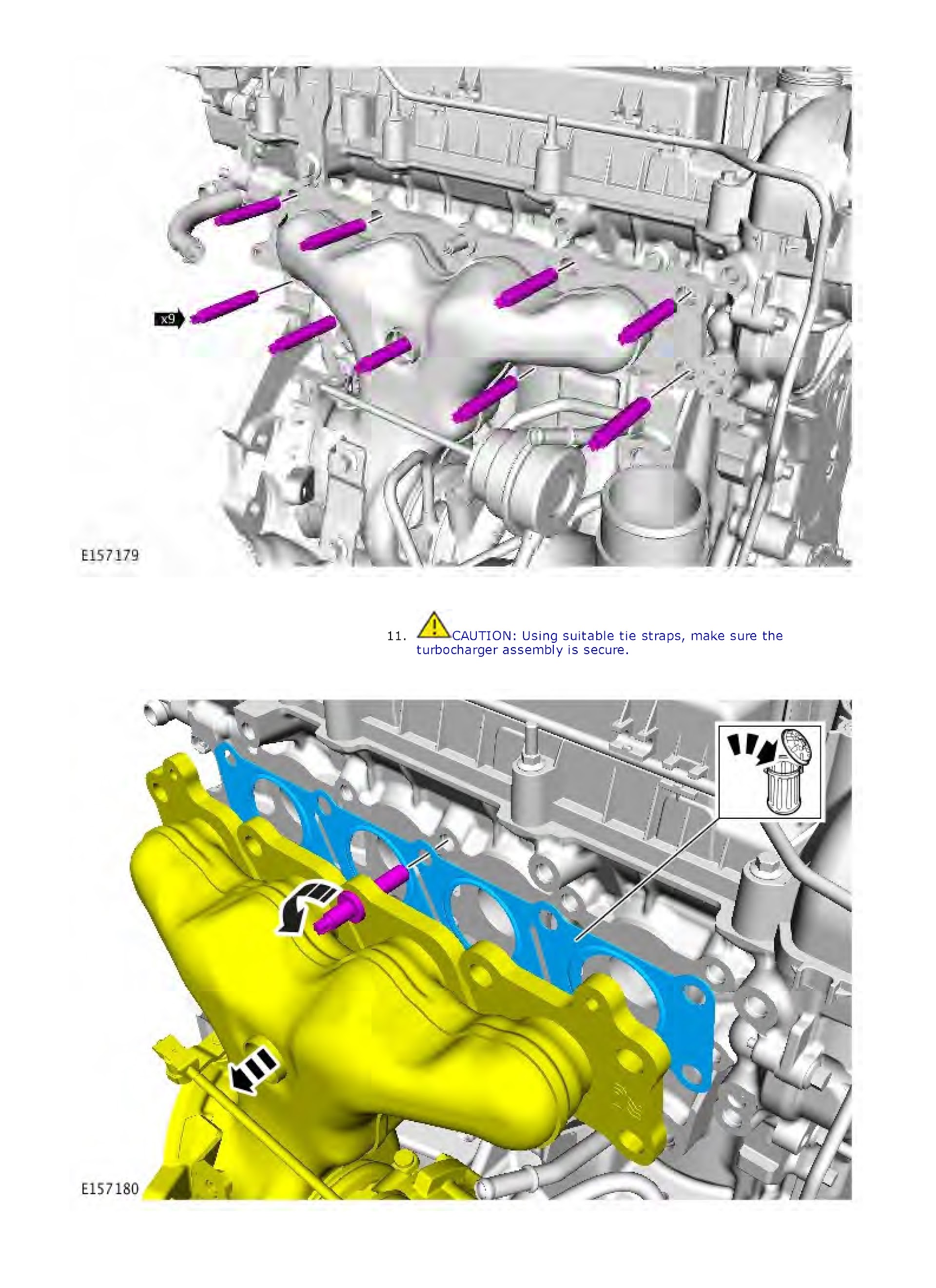 2014 Range Rover Evoque Repair Manual, Turbocharge Assembly