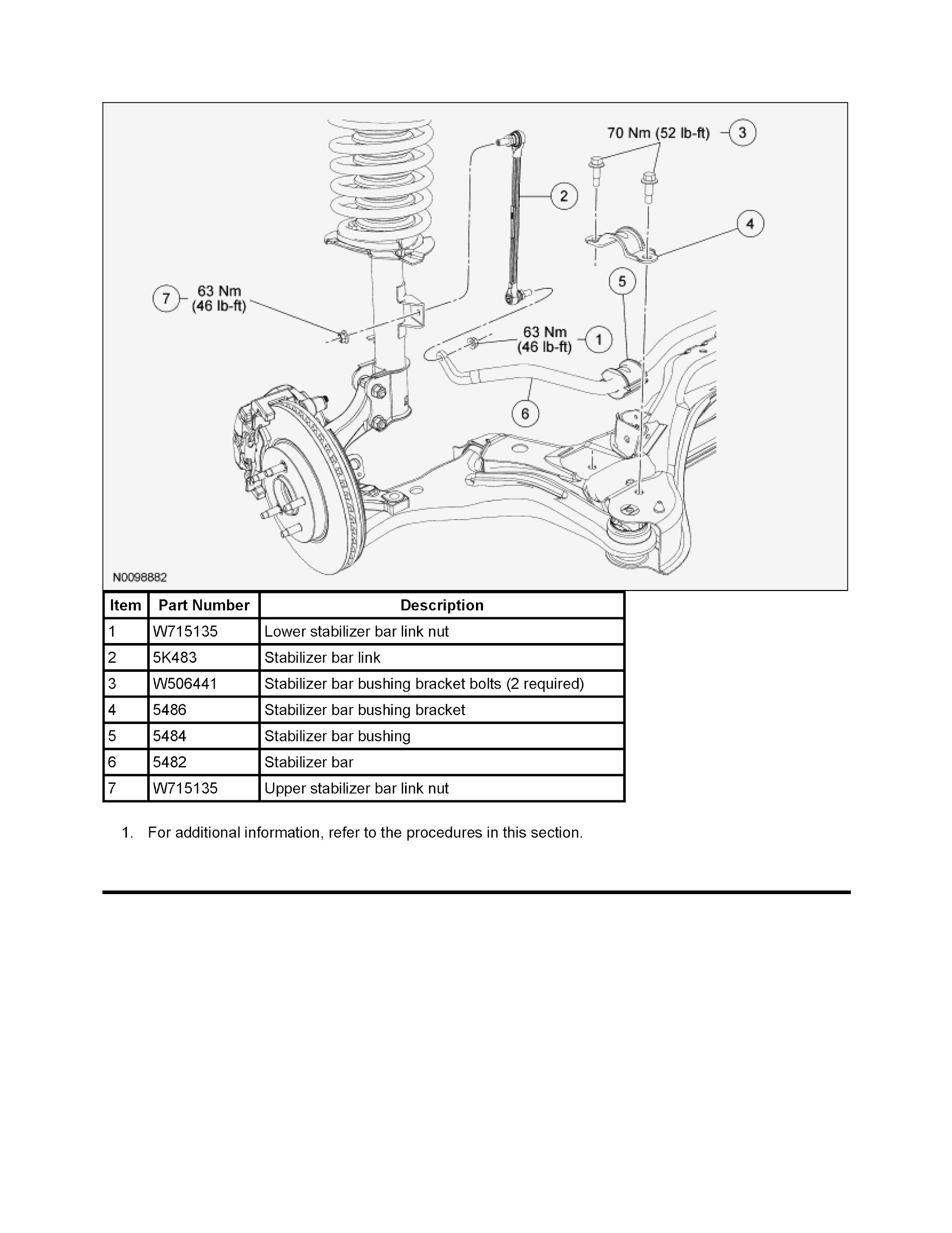 2011 Ford Escape Repair Manual Suspension System