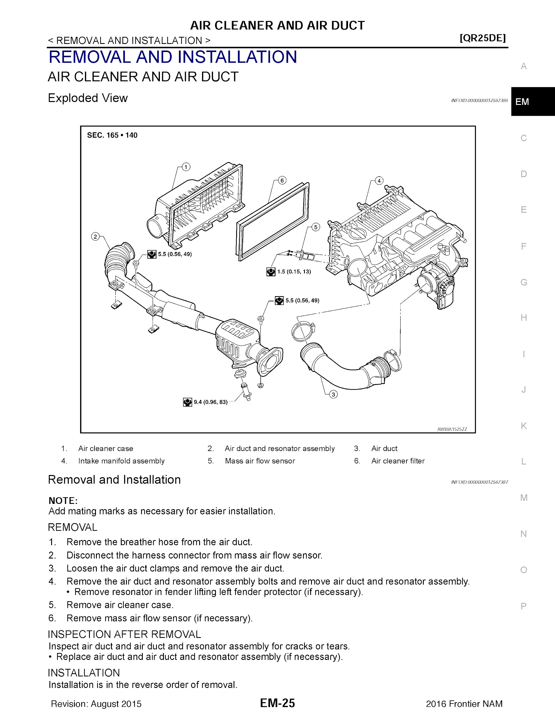 Download 2016 Nissan Frontier Repair Manual.