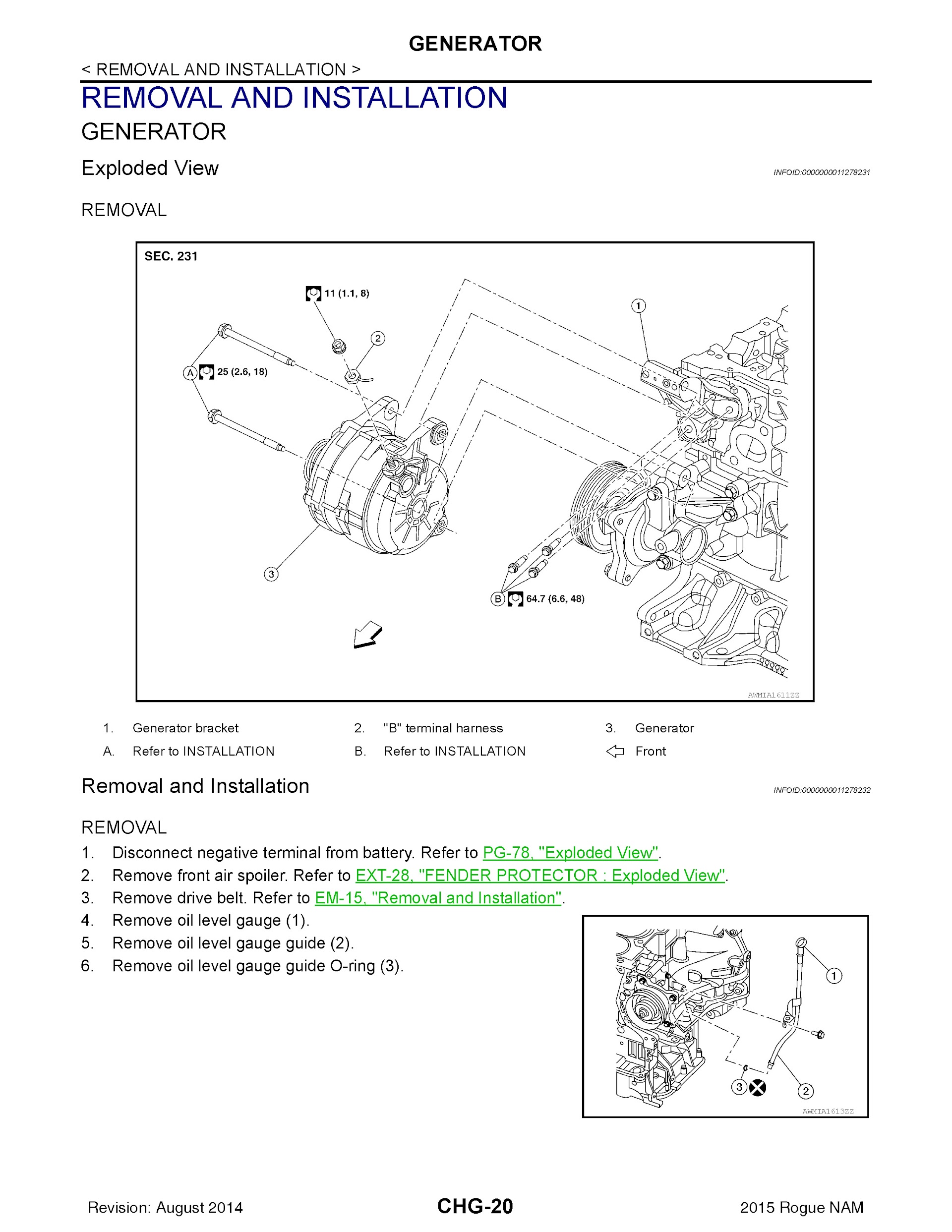 2015 Nissan Rogue T32 Repair Manual