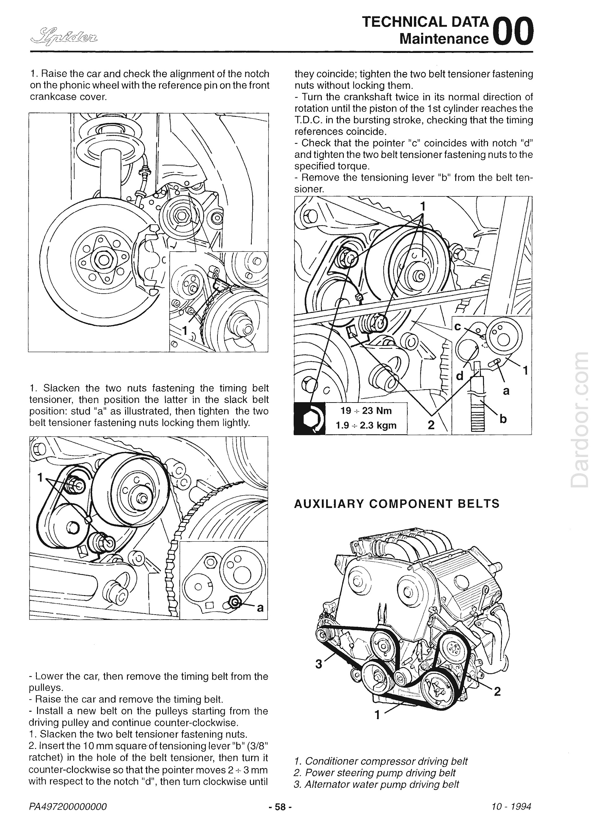 Free Download 1993-2004 Alfa Romeo GTV, Spider GTV Repair Manual