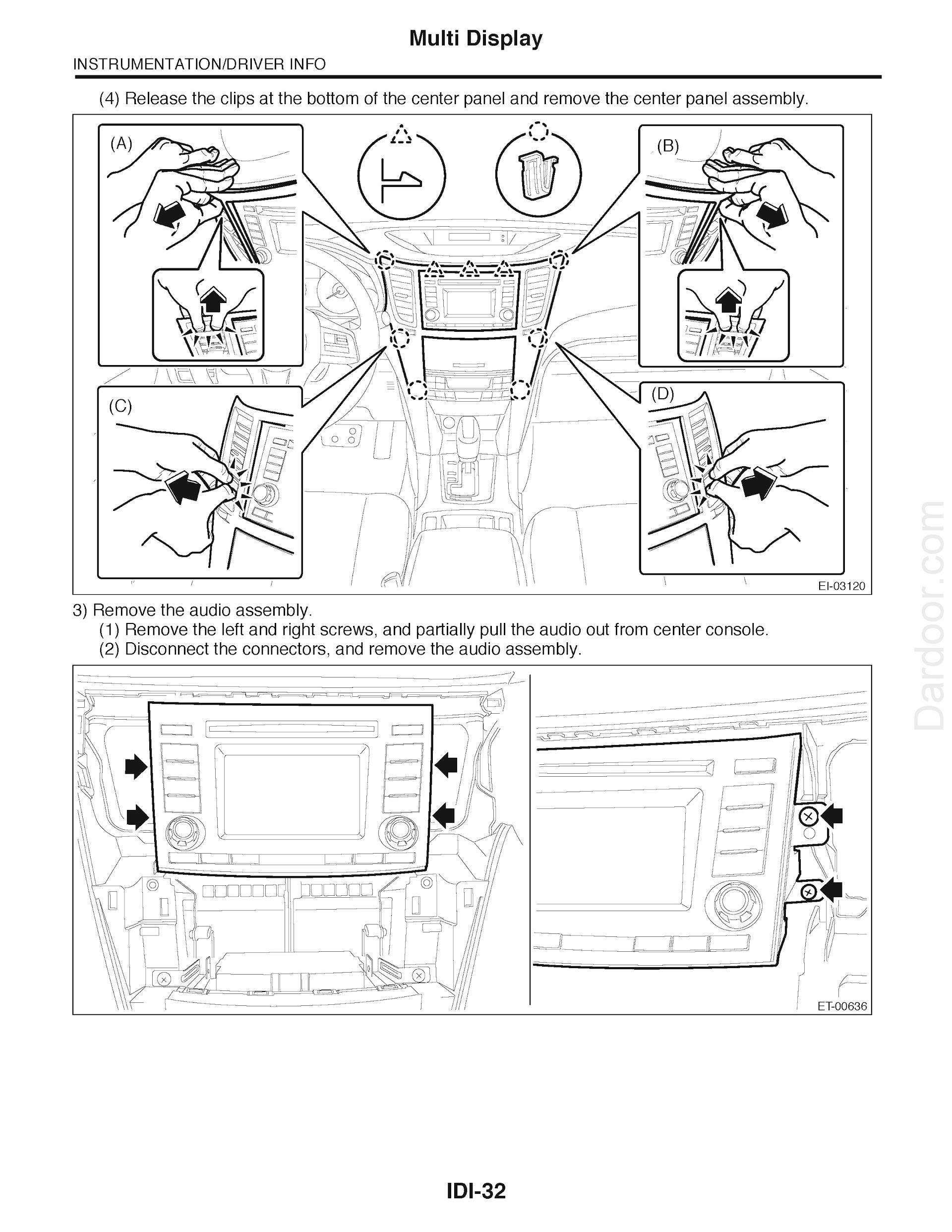 Download 2012 Subaru Legacy and Outback Repair Manual