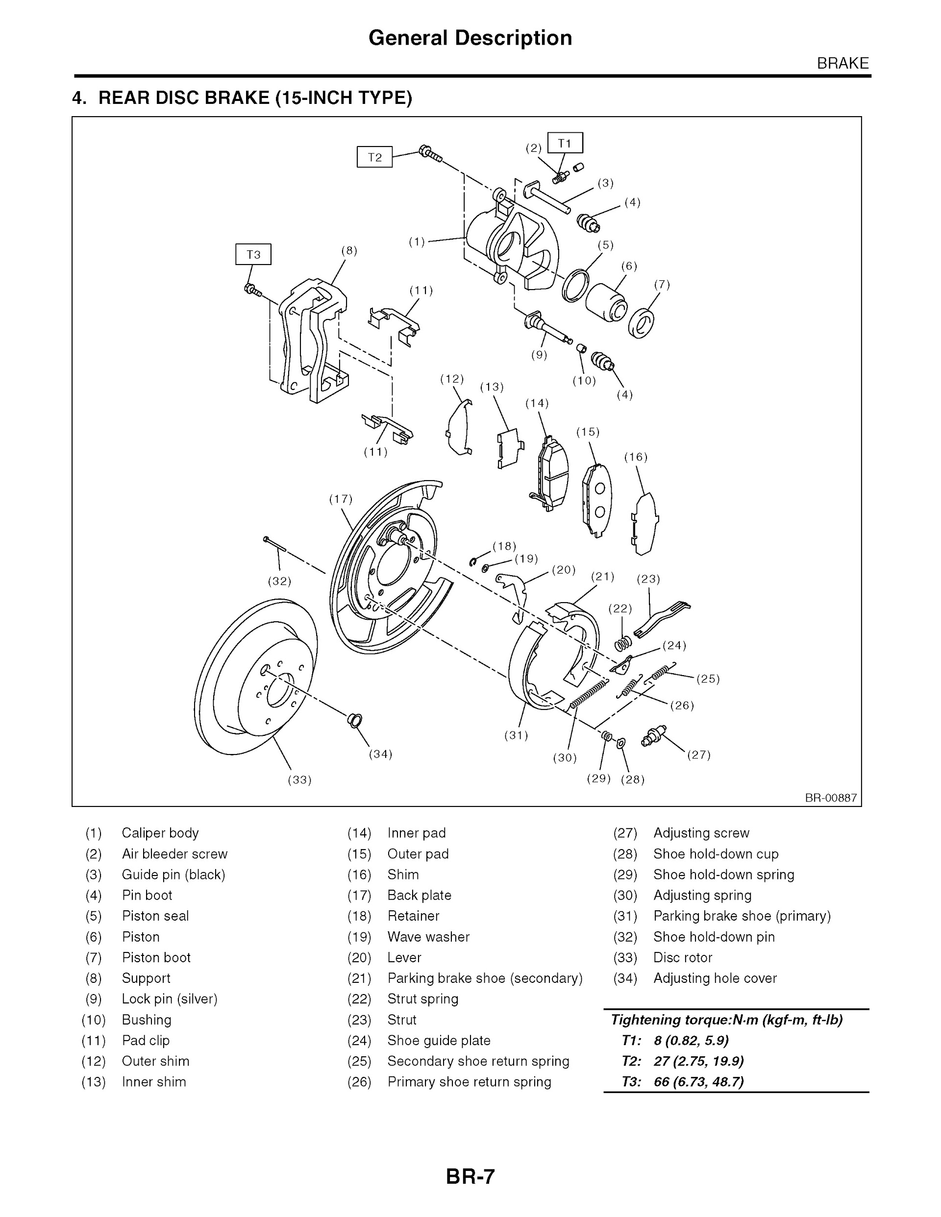 2012 Subaru Impreza Repair Manual, General Description