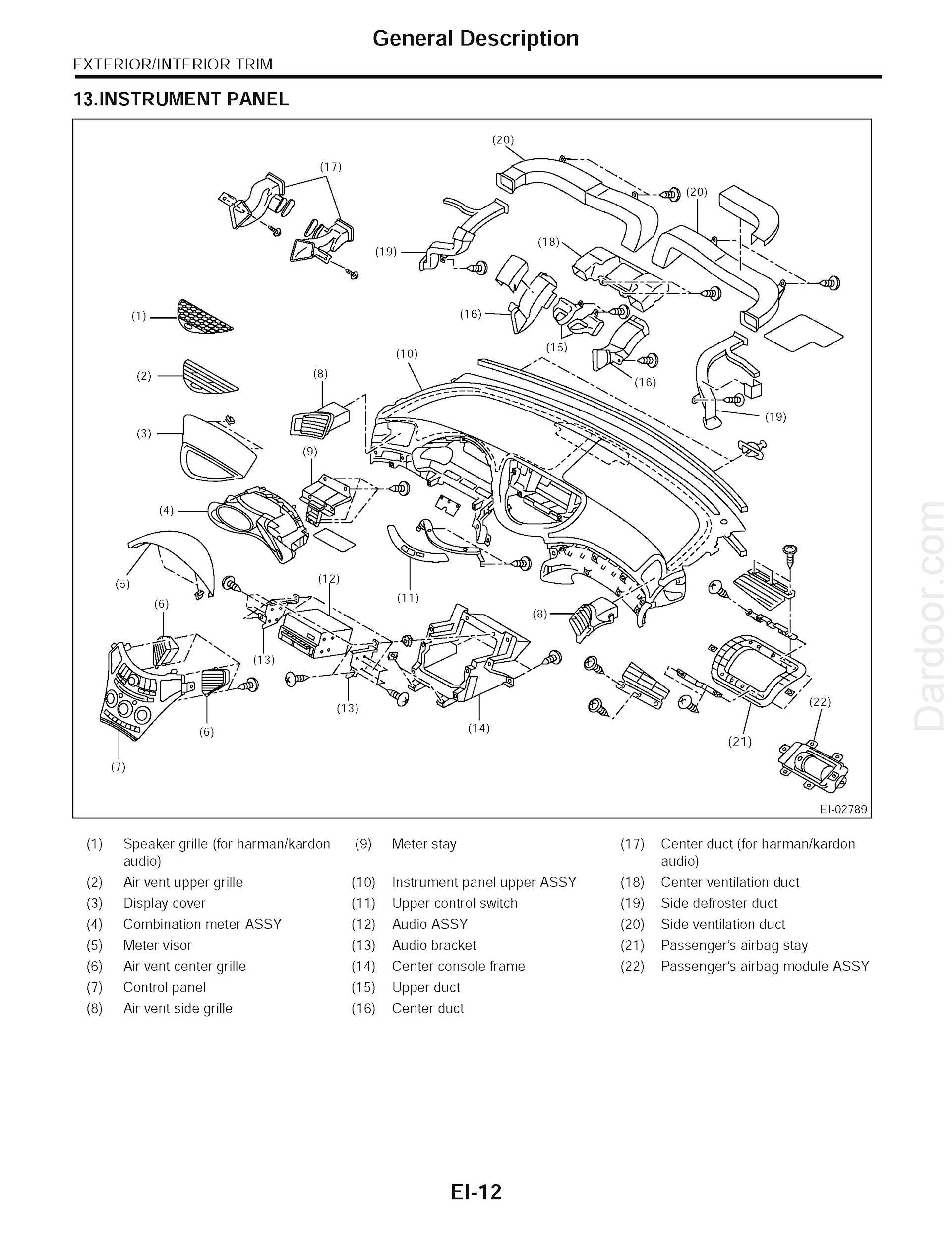 Download 2010 Subaru Tribeca Repair Manual