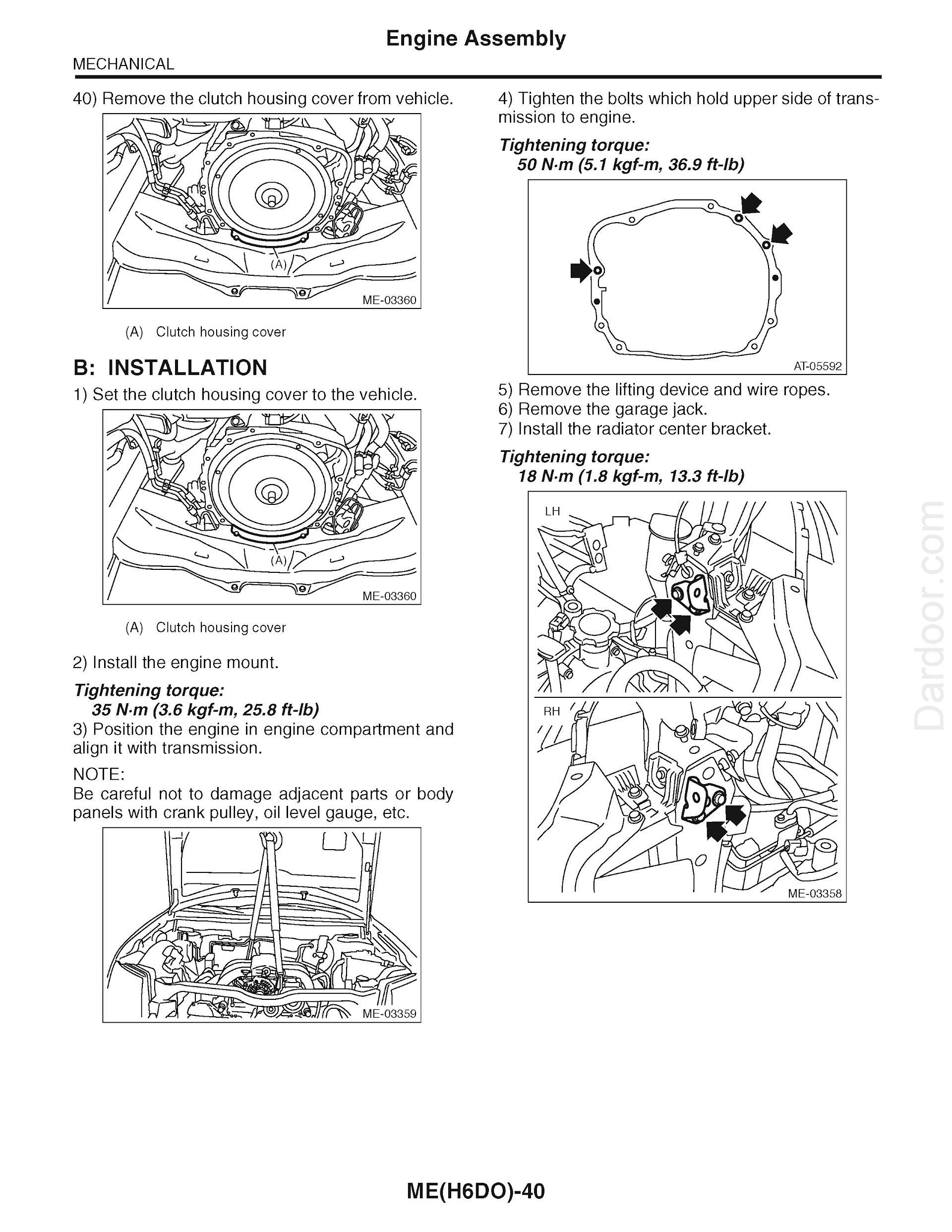 Download 2014 Subaru Tribeca Repair Manual