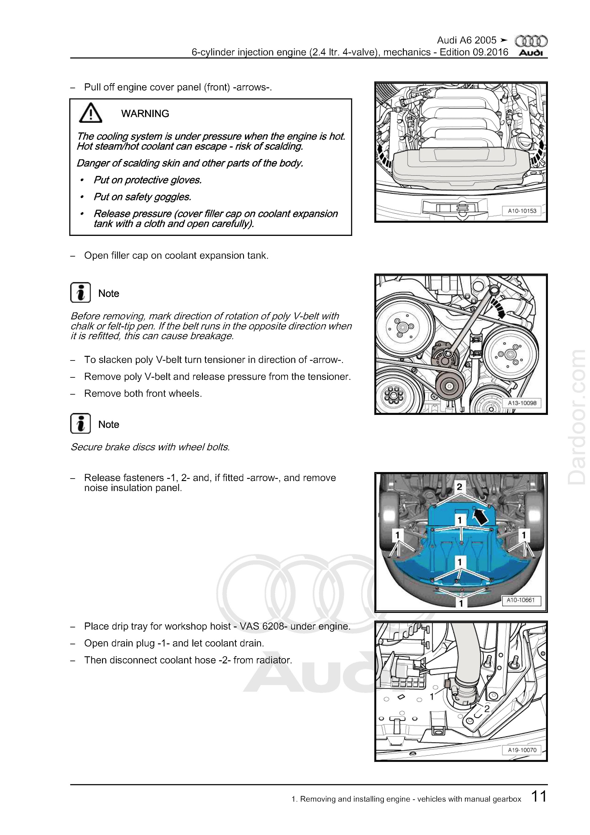 Download 2005-2011 Audi A6 Repair Manual