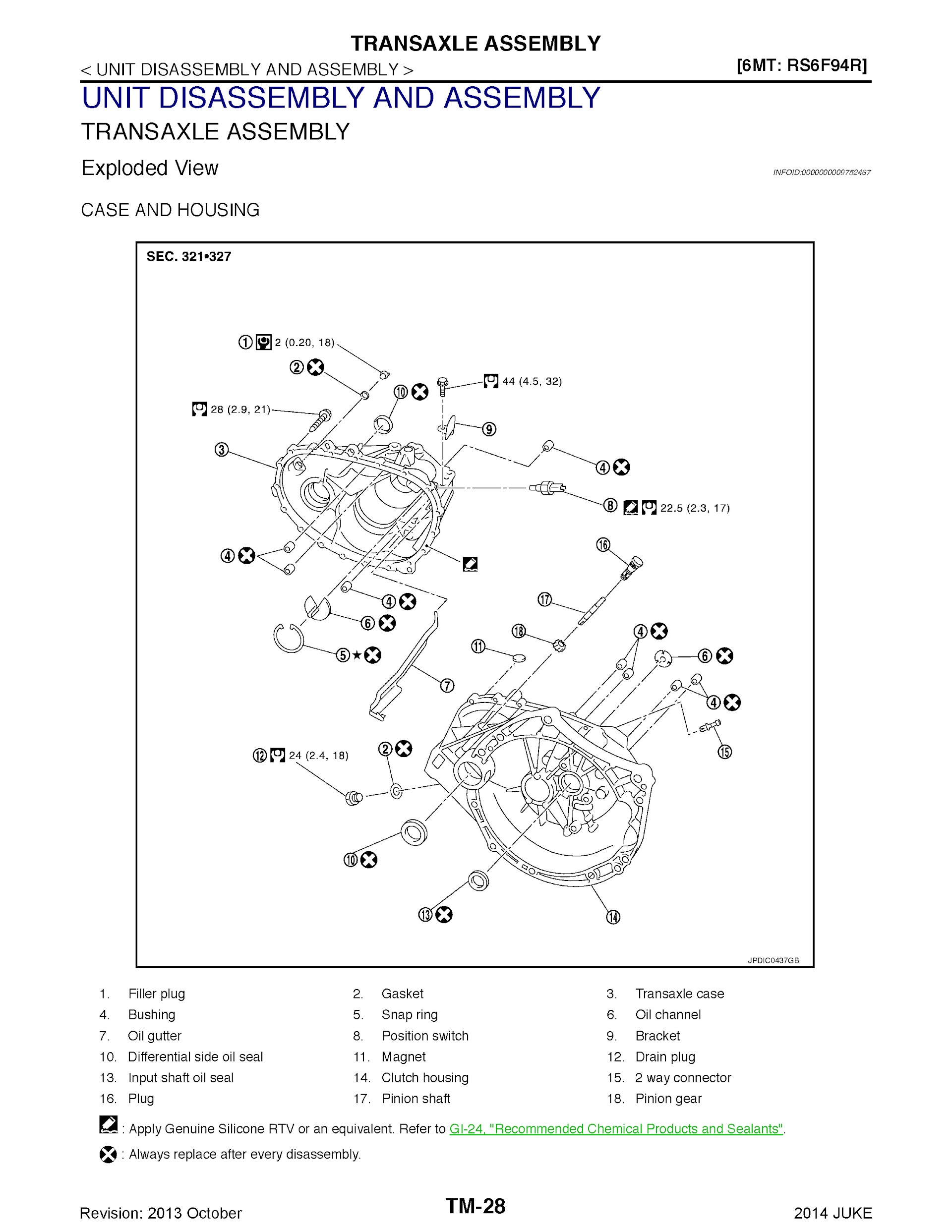 2014 Nissan Juke Repair Manual