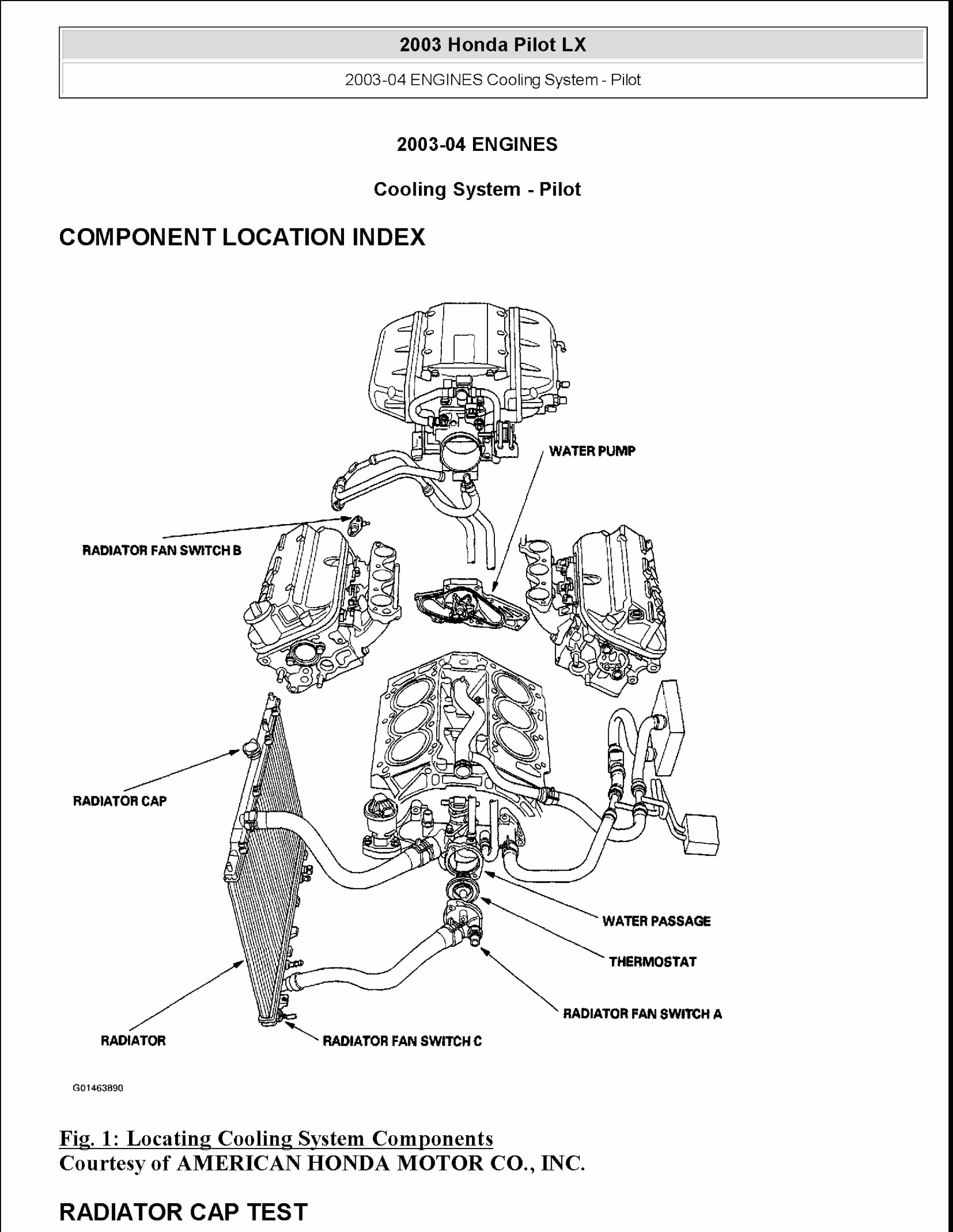 Download 2003-2006 Honda Pilot Repair Manual