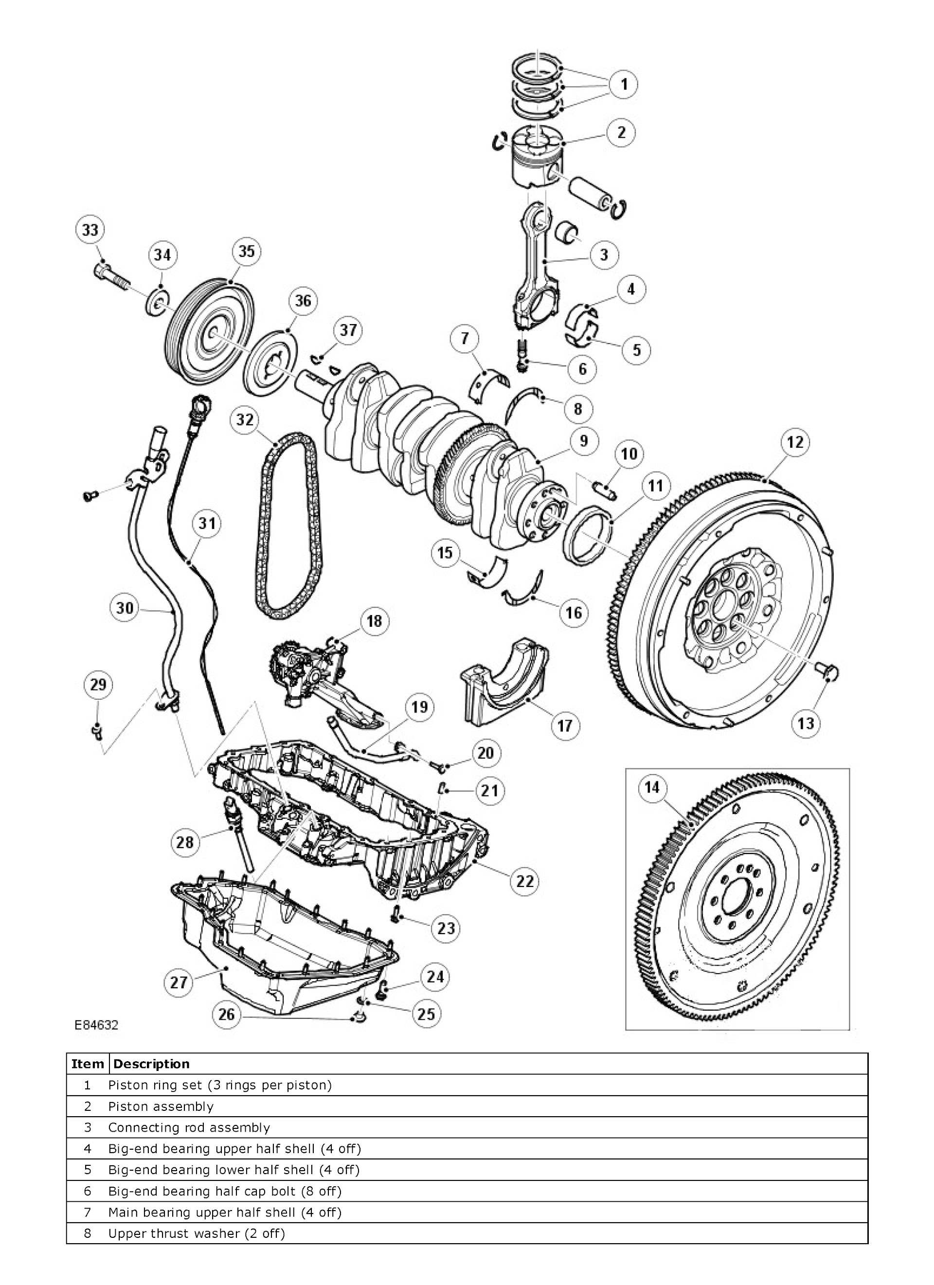 2016 Range Rover Evoque Repair Manual, Engine Mechacnical