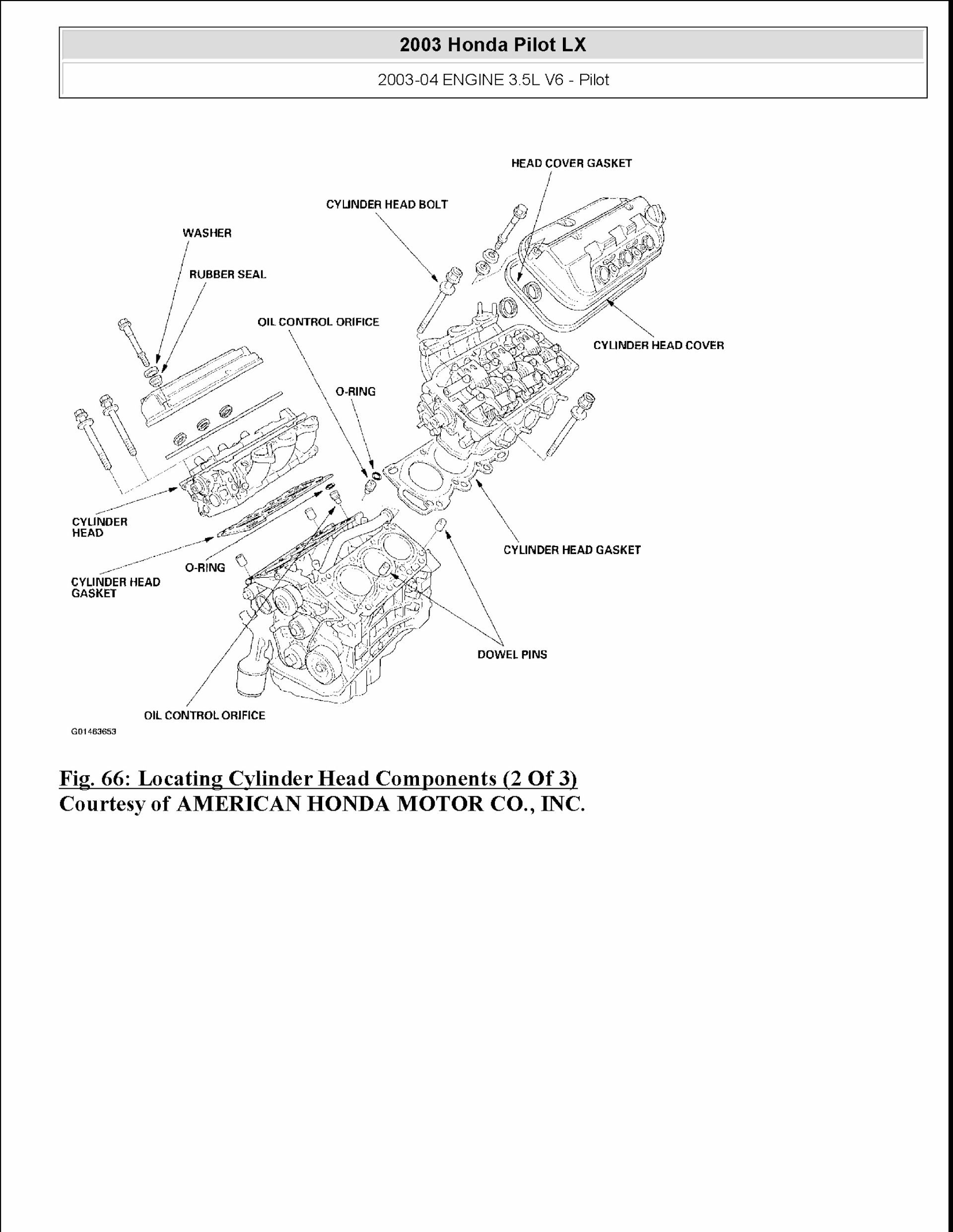2003-2006 Honda Pilot Repair Manual