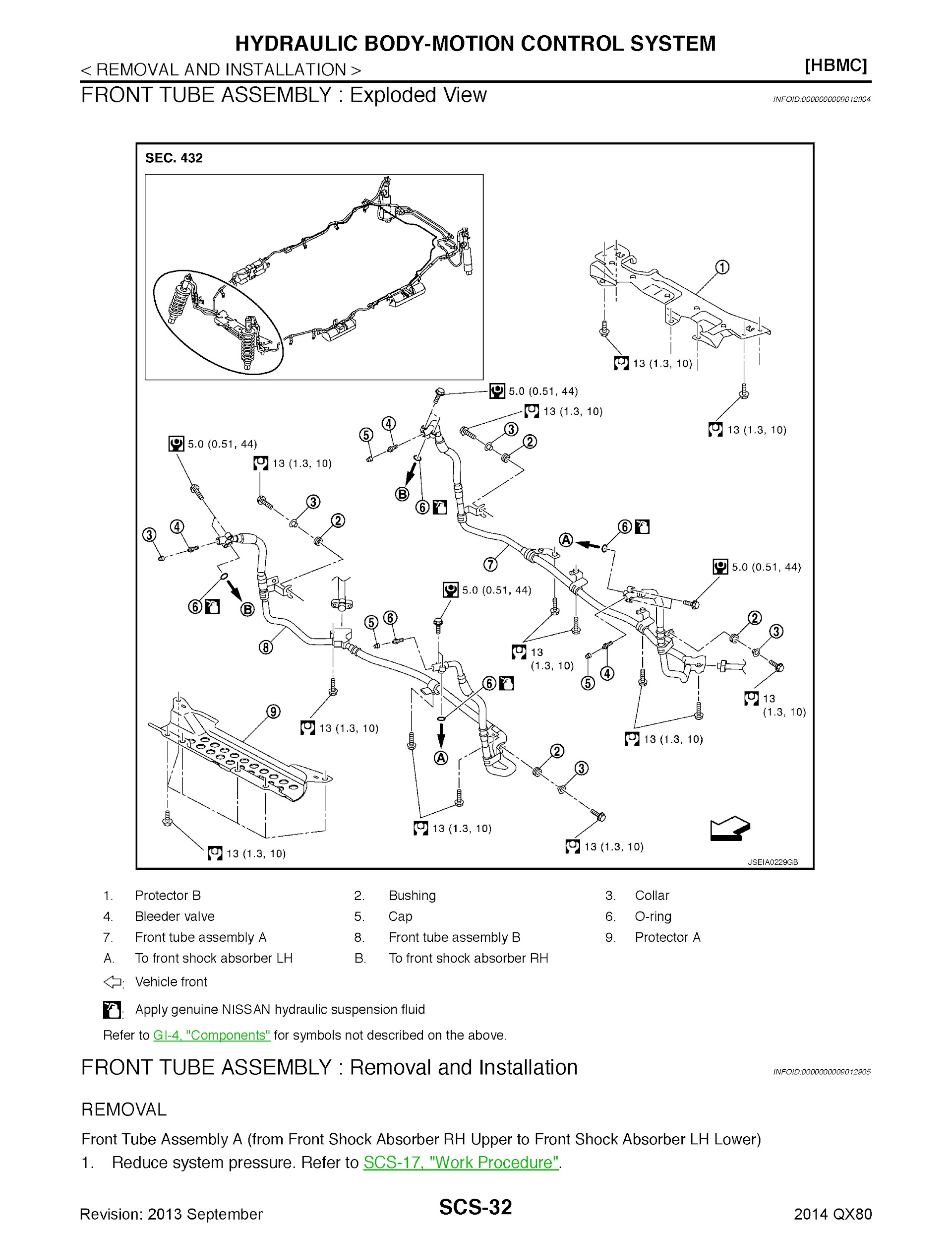 2014 Infiniti QX80 Repair Manual, Hydraulic Body-Motion Control System
