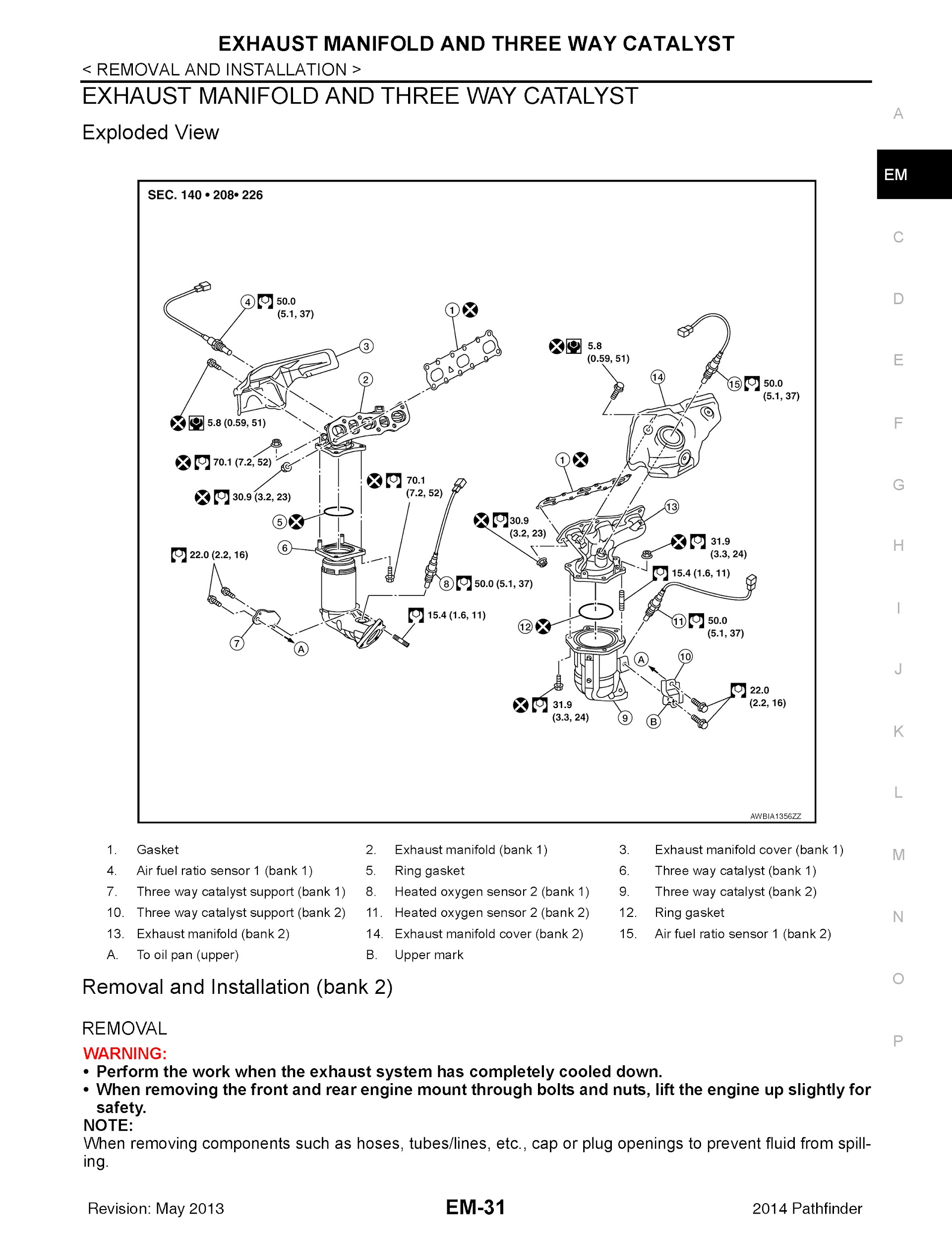 Download 2014 Nissan Pathfinder Repair Manual