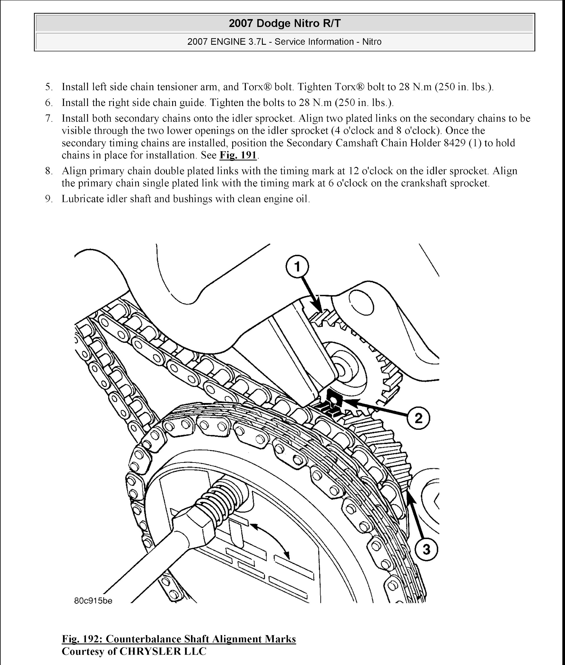 2007 Dodge Nitro R/T Repair Manual