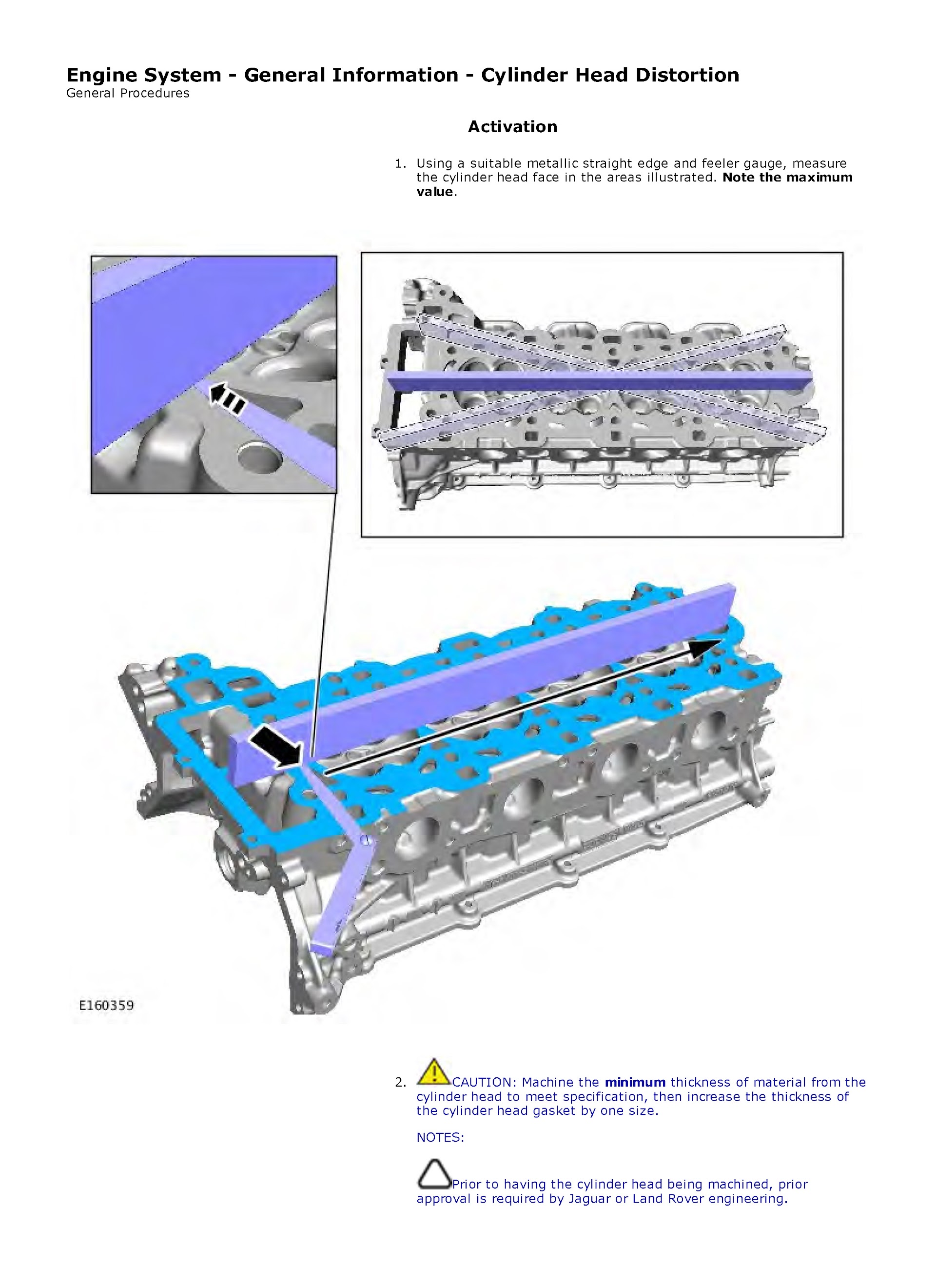 2016 Range Rover Evoque Repair Manual, Engine Mechanical