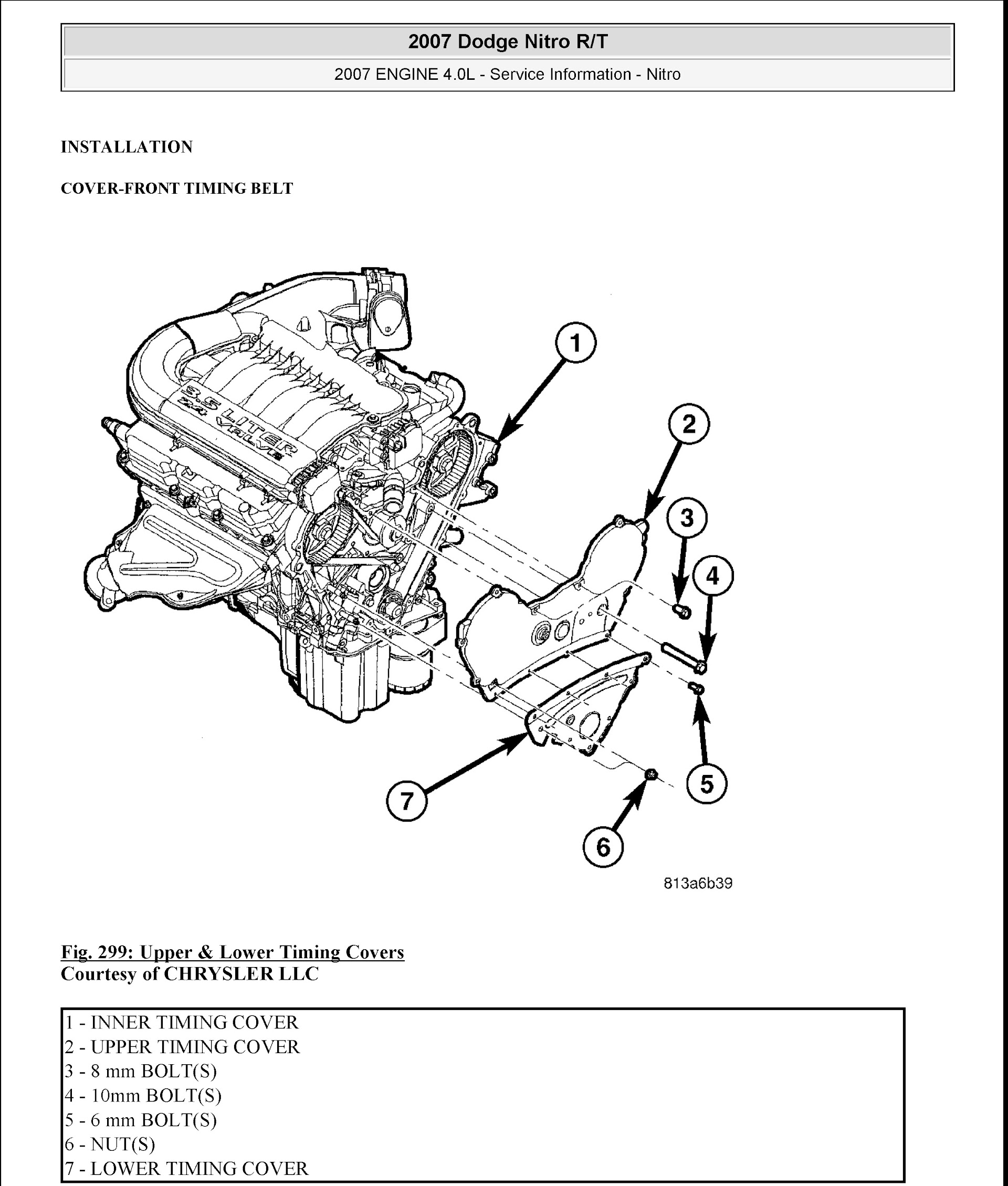 2007 Dodge Nitro R/T Repair Manual