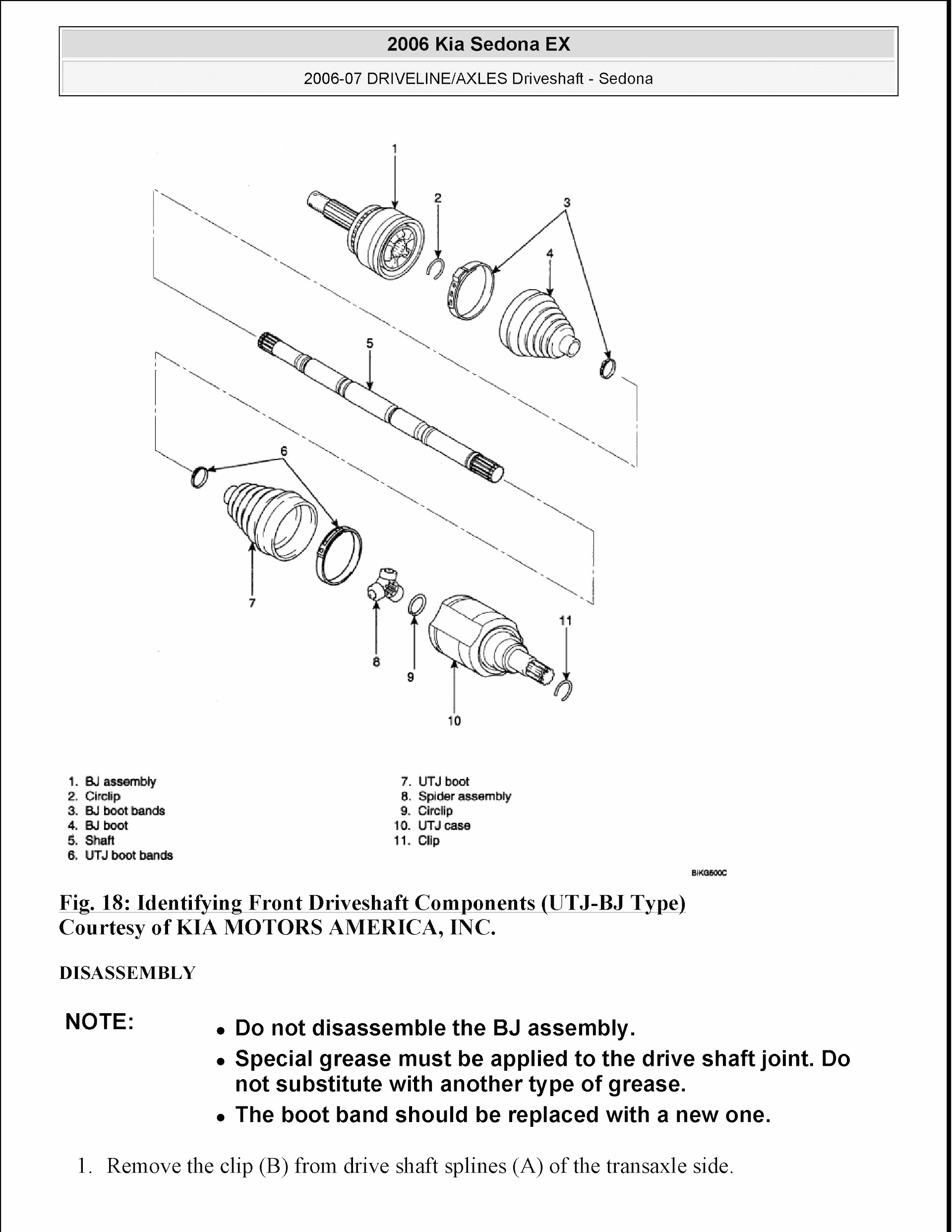 Download 2006 Kia Sedona Repair Manual