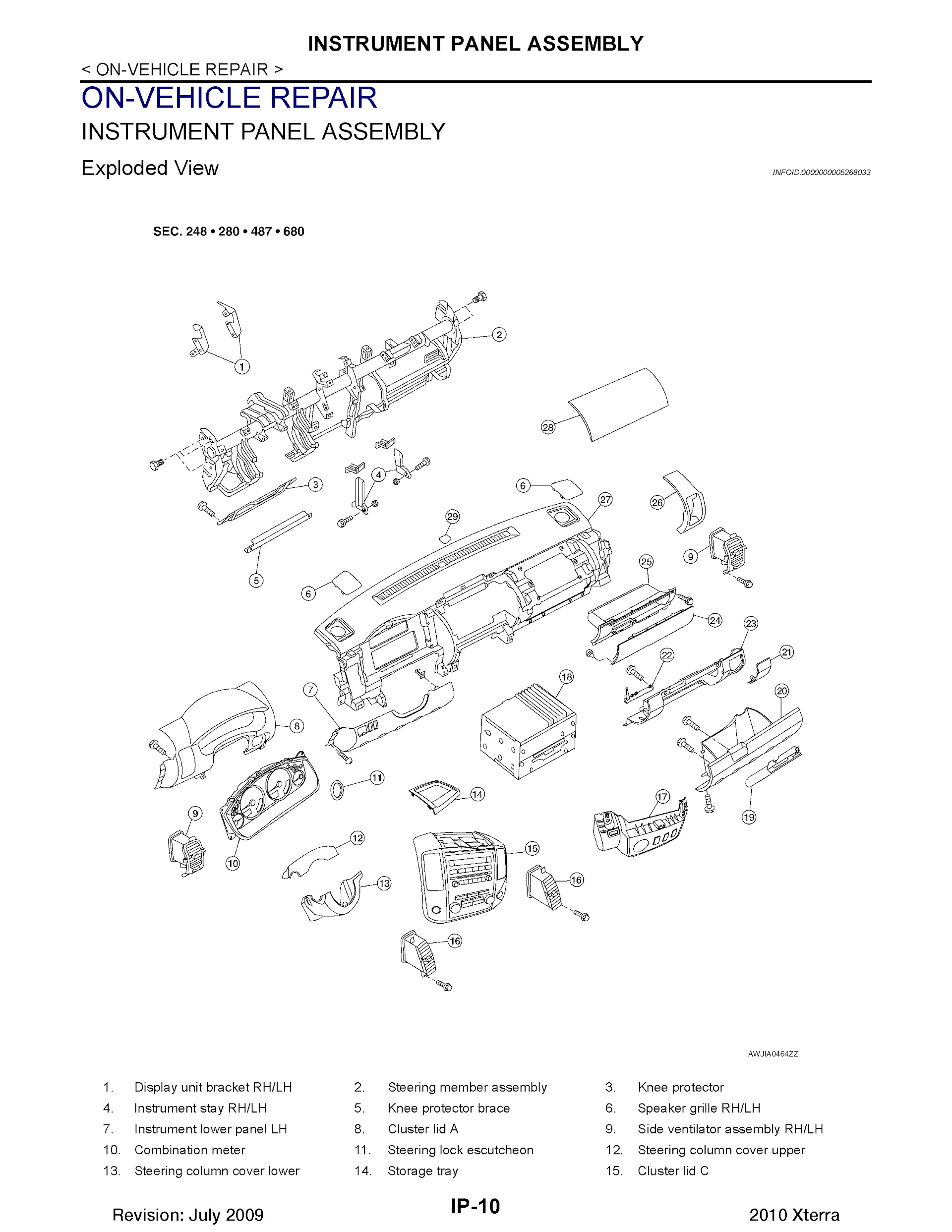 Download 2010 Nissan XTerra Repair Manual.