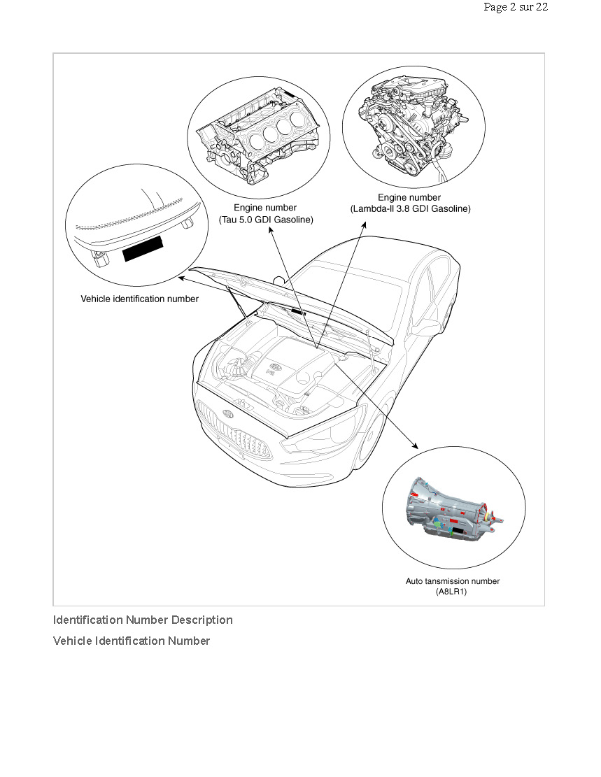 2013-2016 KIA K900 Repair Manual