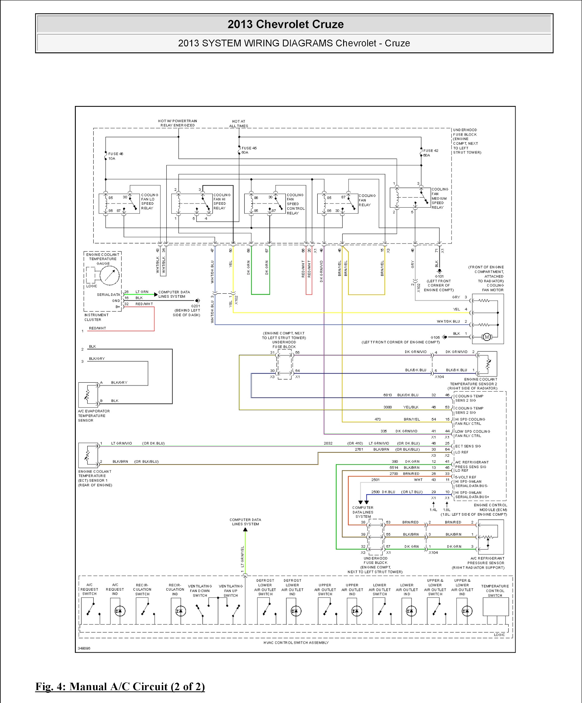 CONTENTS: 2010-2016 Chevrolet Cruze Repair Manual, wiring diagram