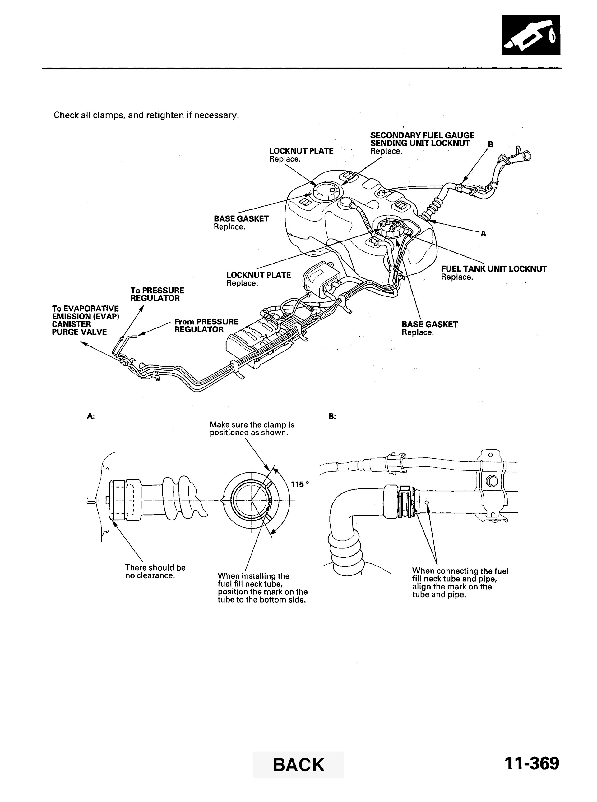 2007 Acura RDX Repair Manual, Fuel System