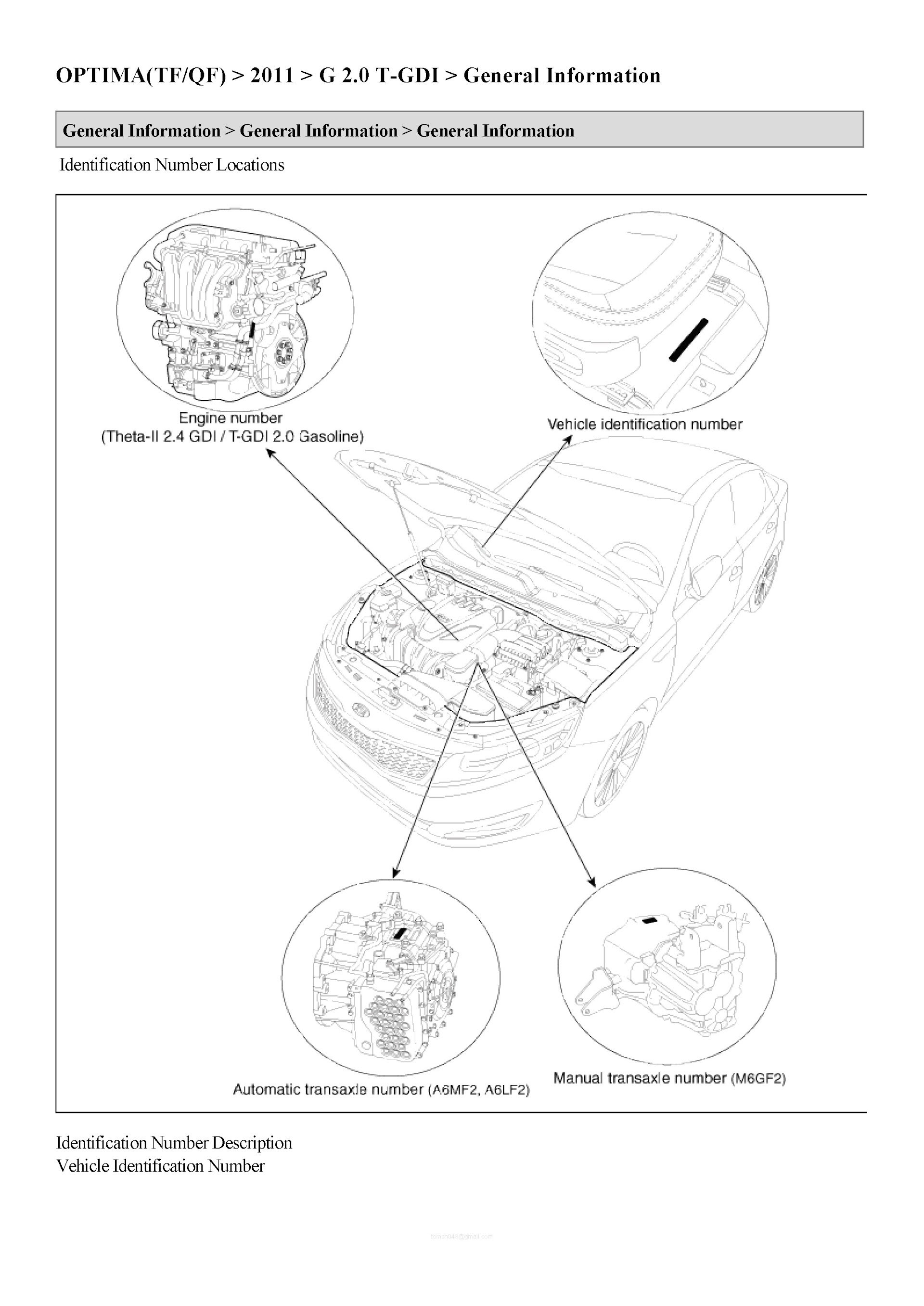 Download 2010-2011 Kia Optima Repair Manual