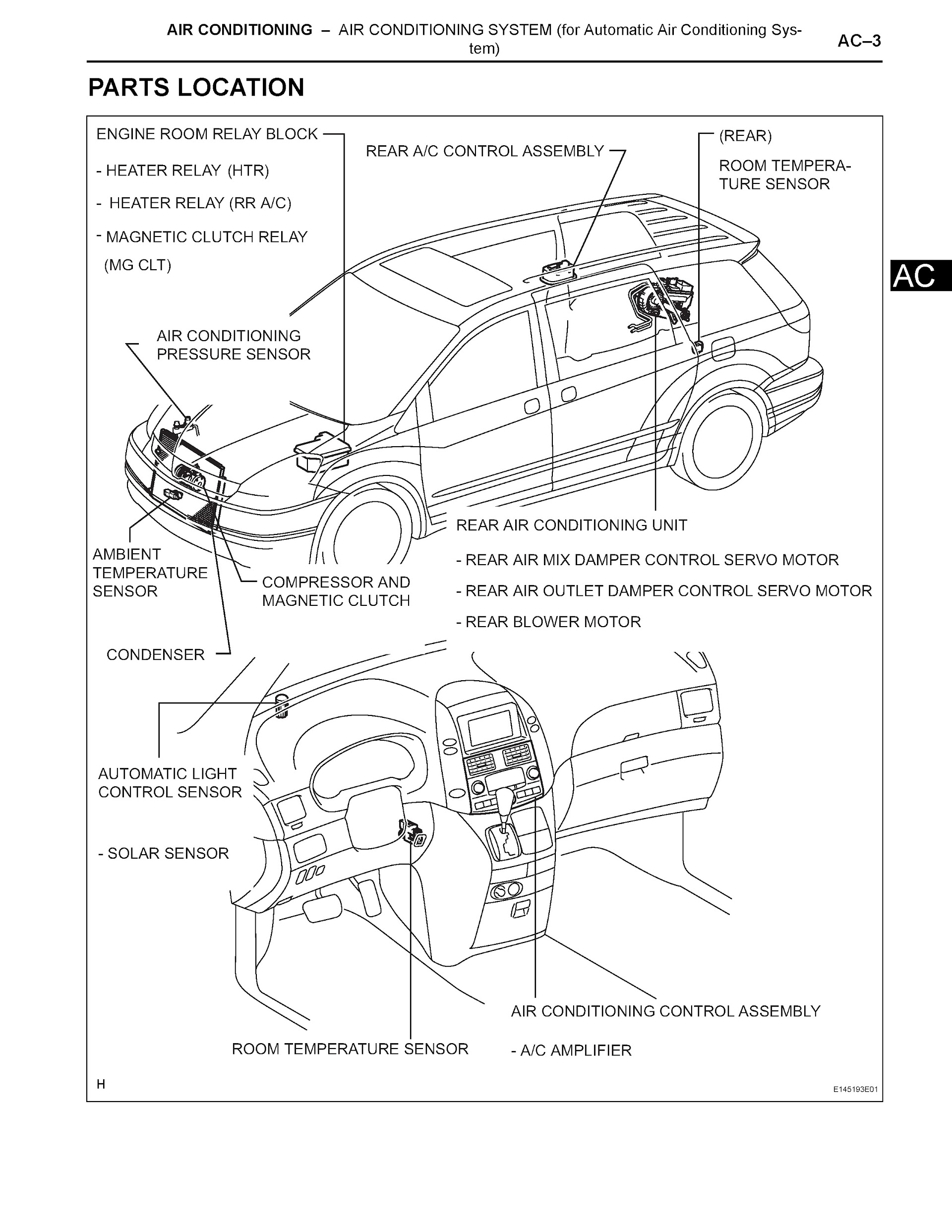 2007 Toyota Sienna Repair Manual, Air Conditioning 