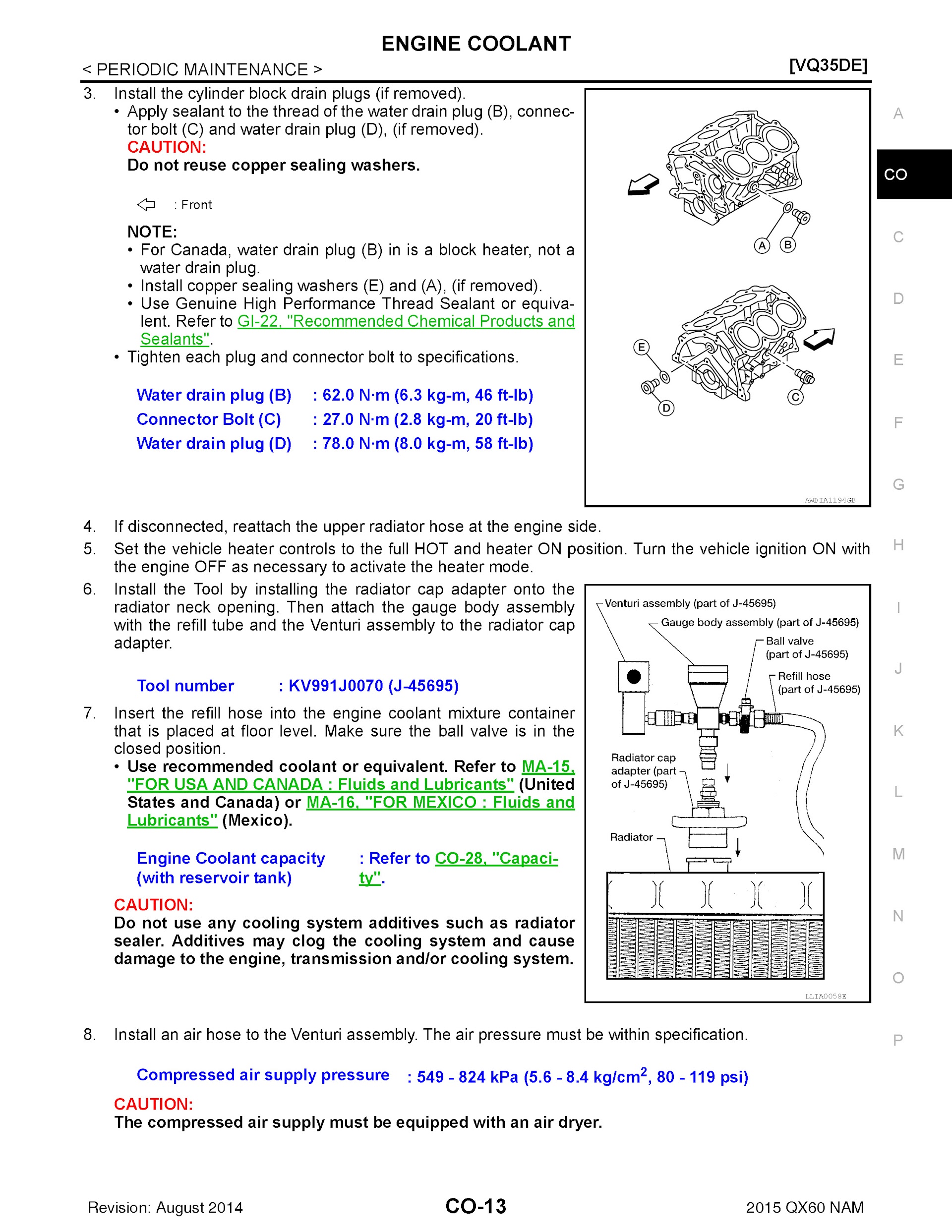 2015 Infiniti QX60 Repair Manual