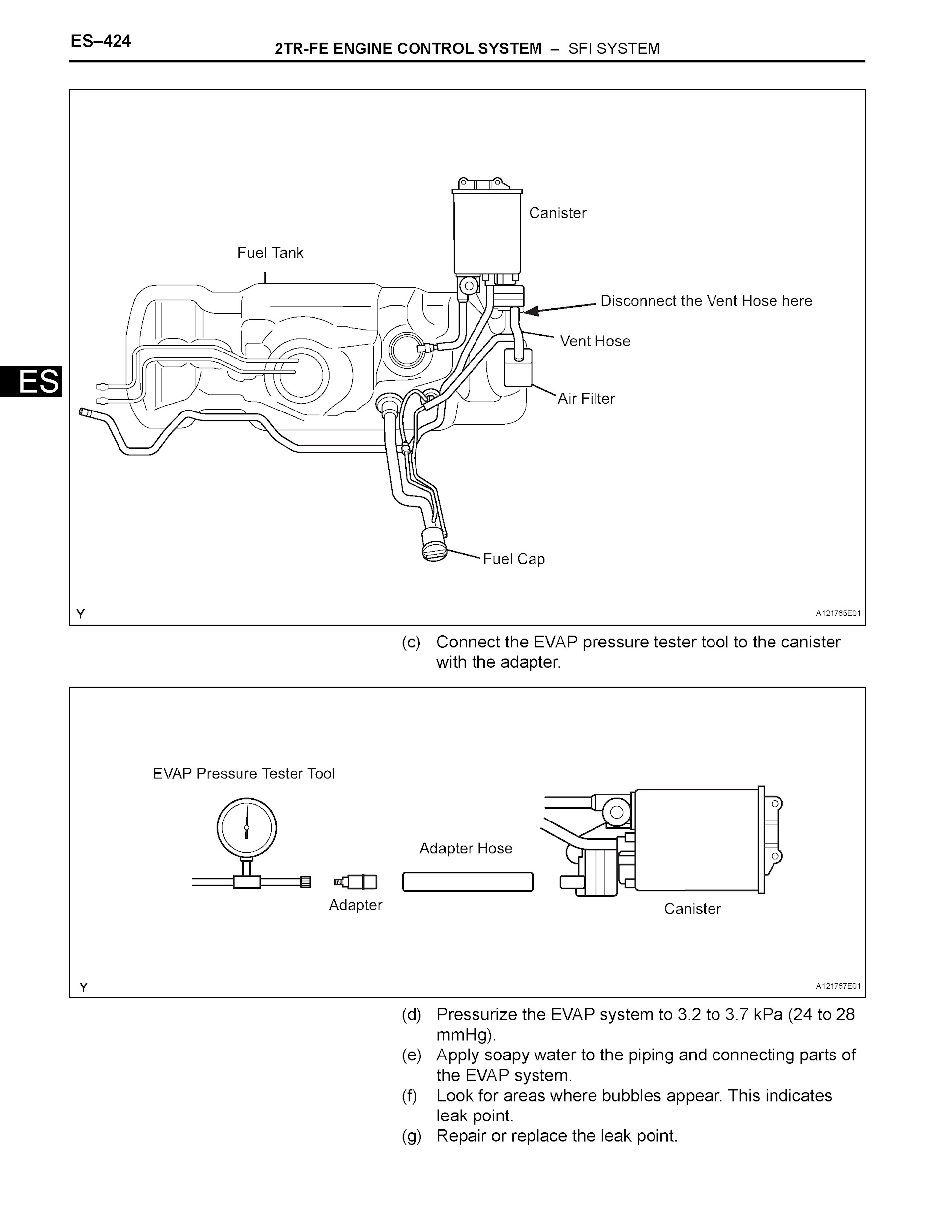 2008 Toyota Tacoma Repair Manual, 2TR-FE Engine Control System