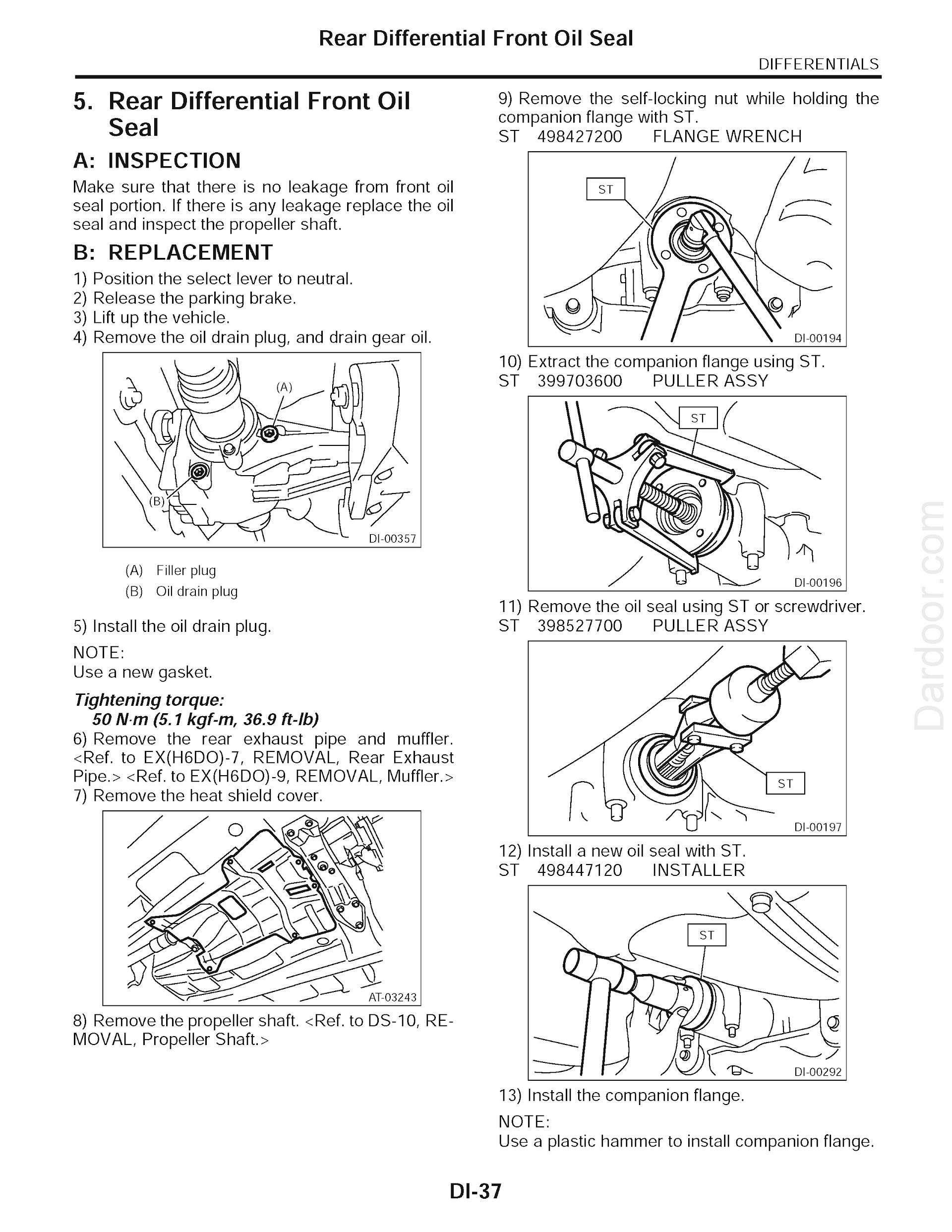 Download 2009 Subaru Tribeca Repair Manual