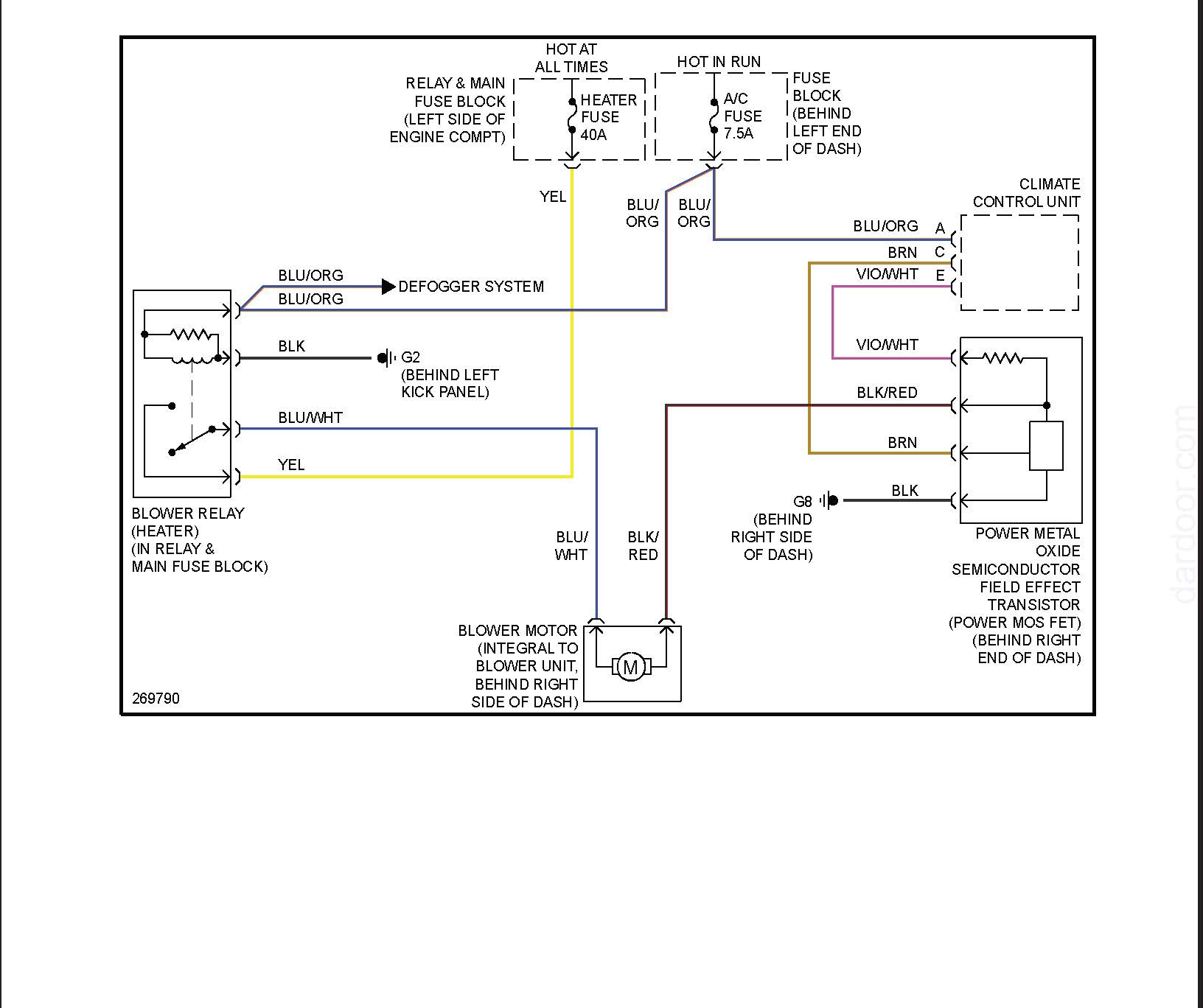2006-2013 Mazda Miata MX-5 Repair Manual, Wiring Diagram