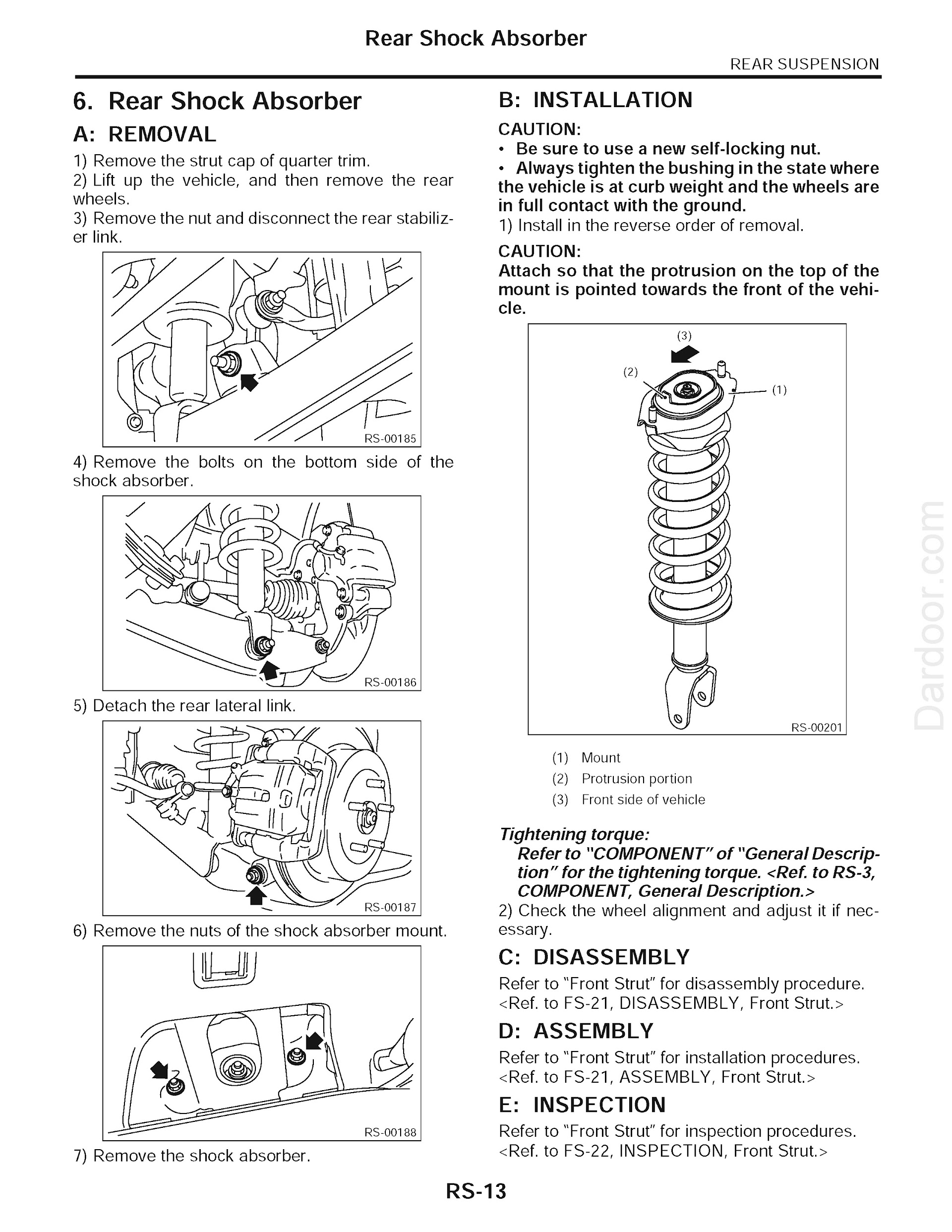 Download 2011 Subaru Tribeca Repair Manual