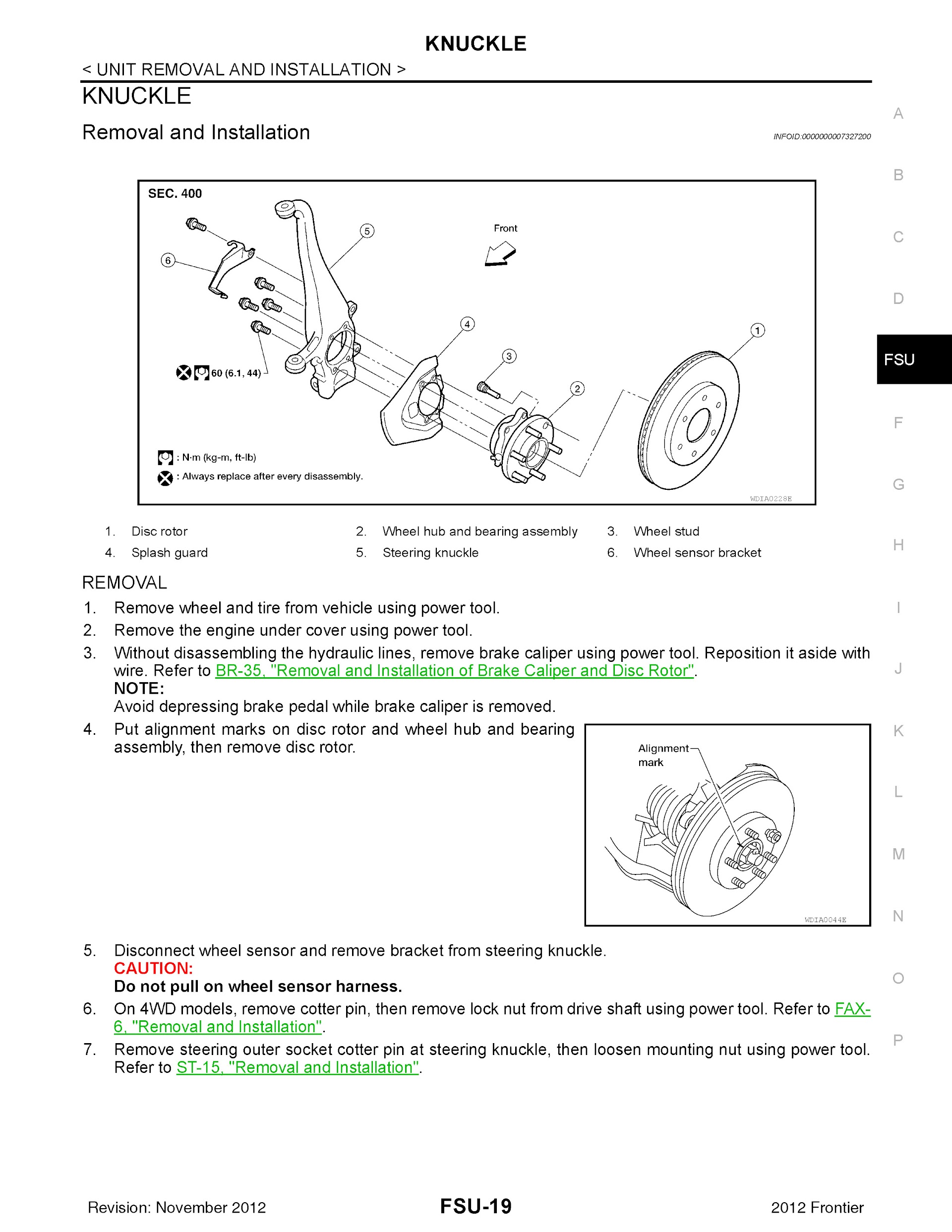 Download 2012 Nissan Frontier Repair Manual.