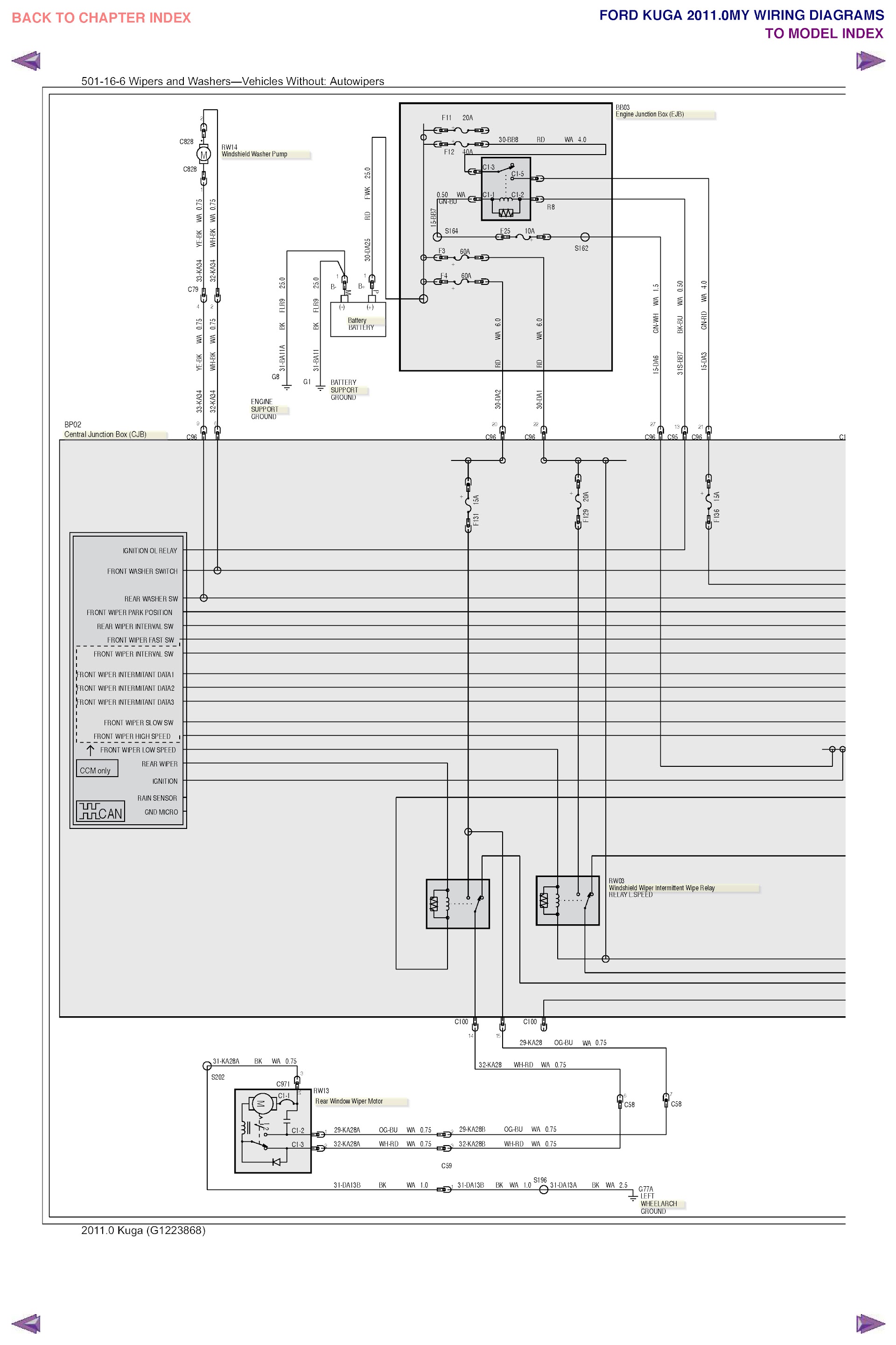 2014 Ford Kuga Repair Manual Wiring Diagram