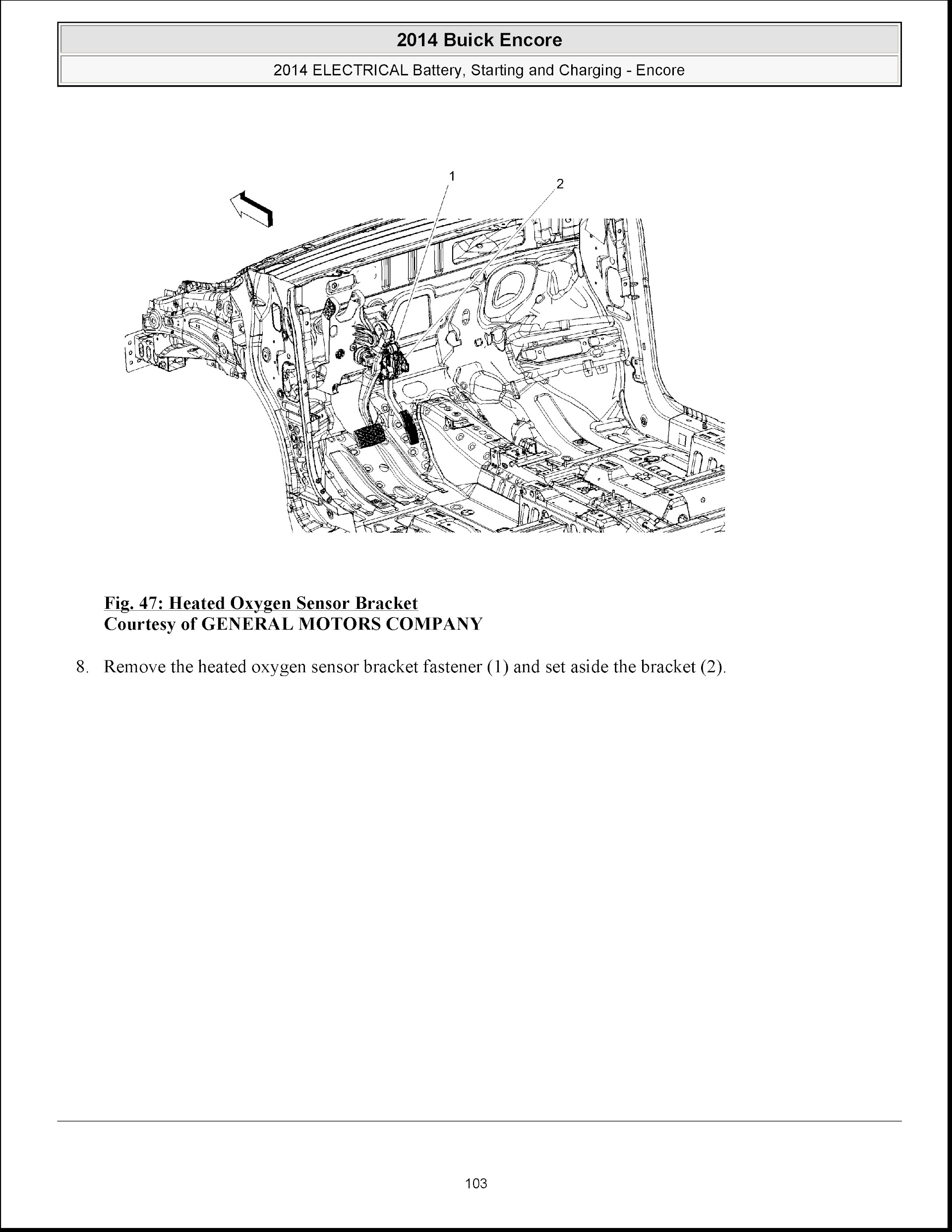 CONTENTS: 2014-2016 Buick Encore Repair Manual and Chevrolet Trax, engine mechanical