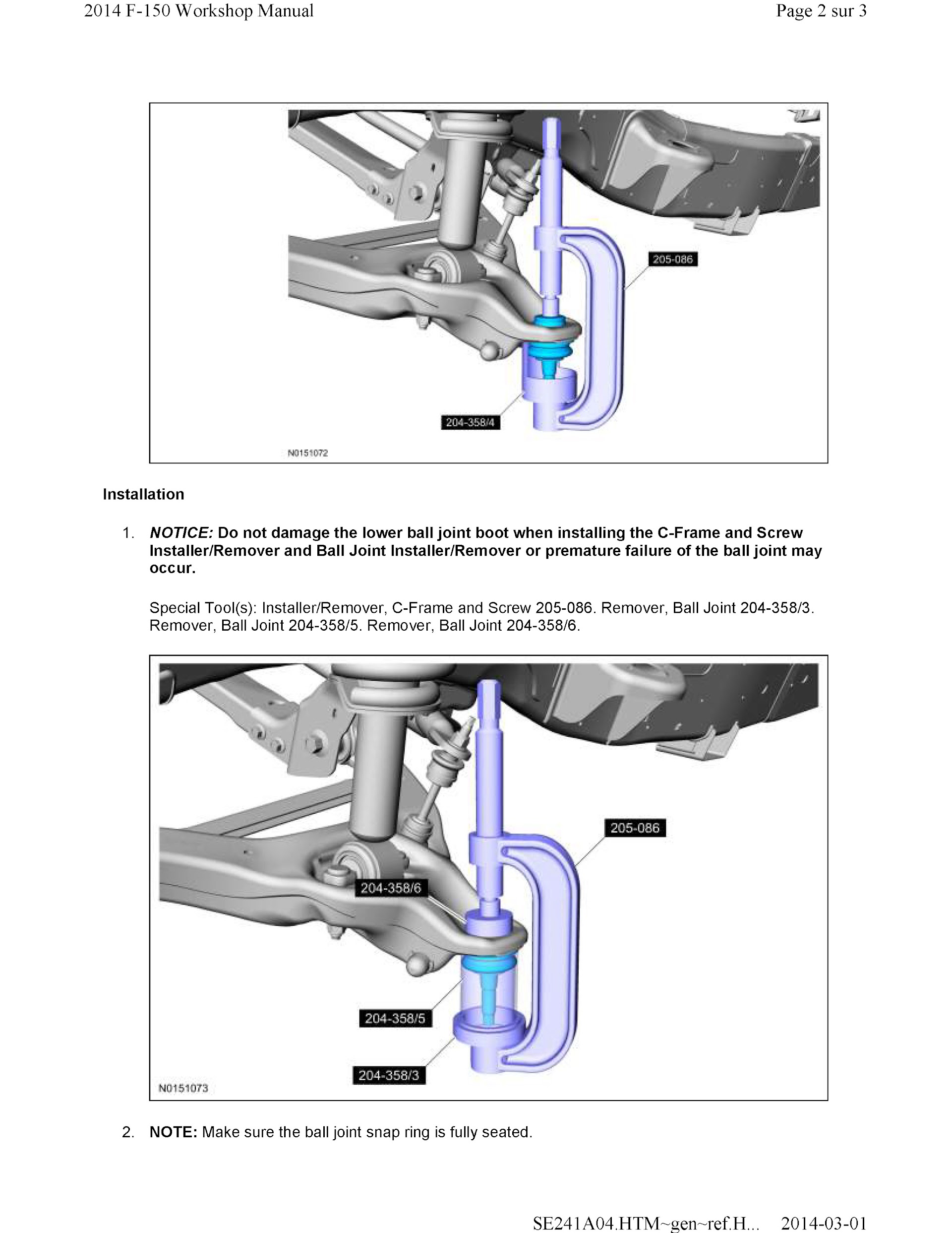 2011-2014 Ford F-150 Repair Manual