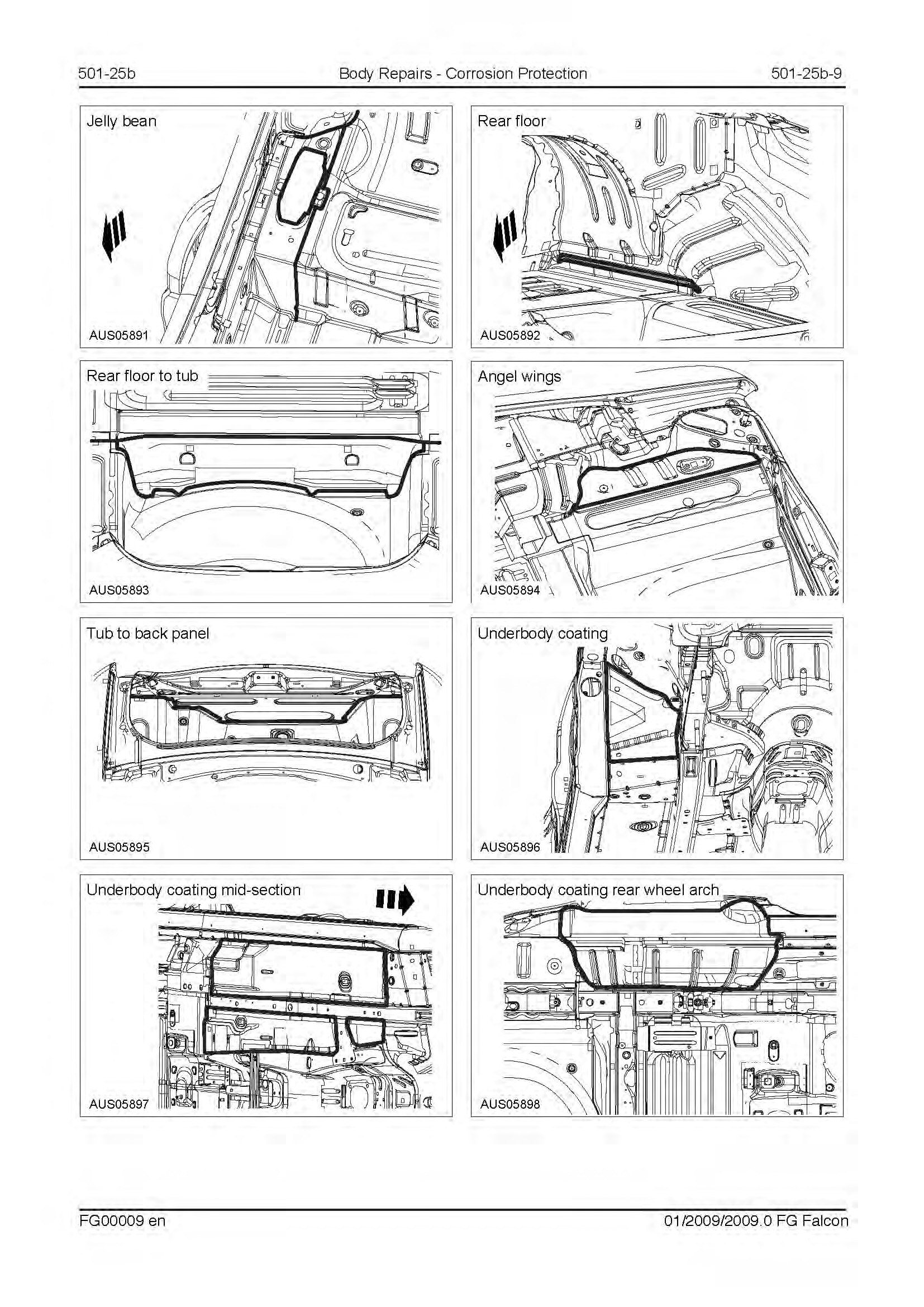 2014 Ford Falcon Repair Manual Body Repairs