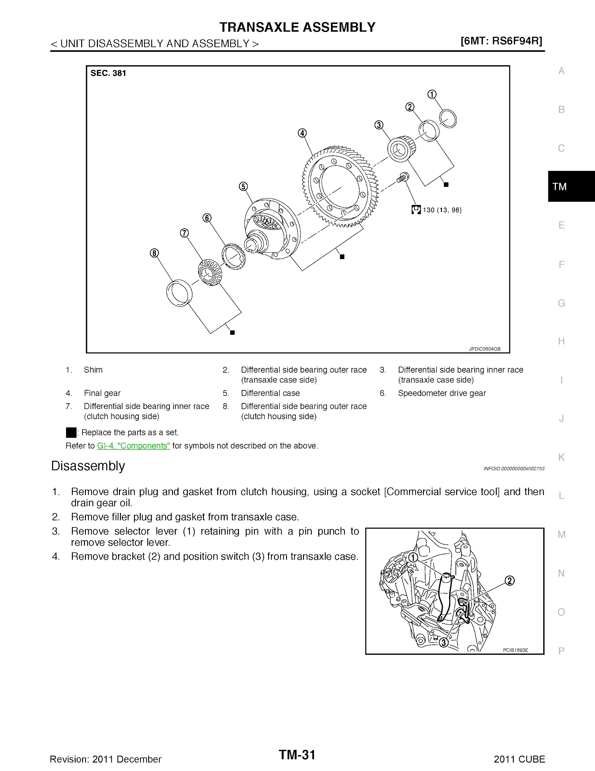 Download 2011 Nissan Cube Repair Manual.