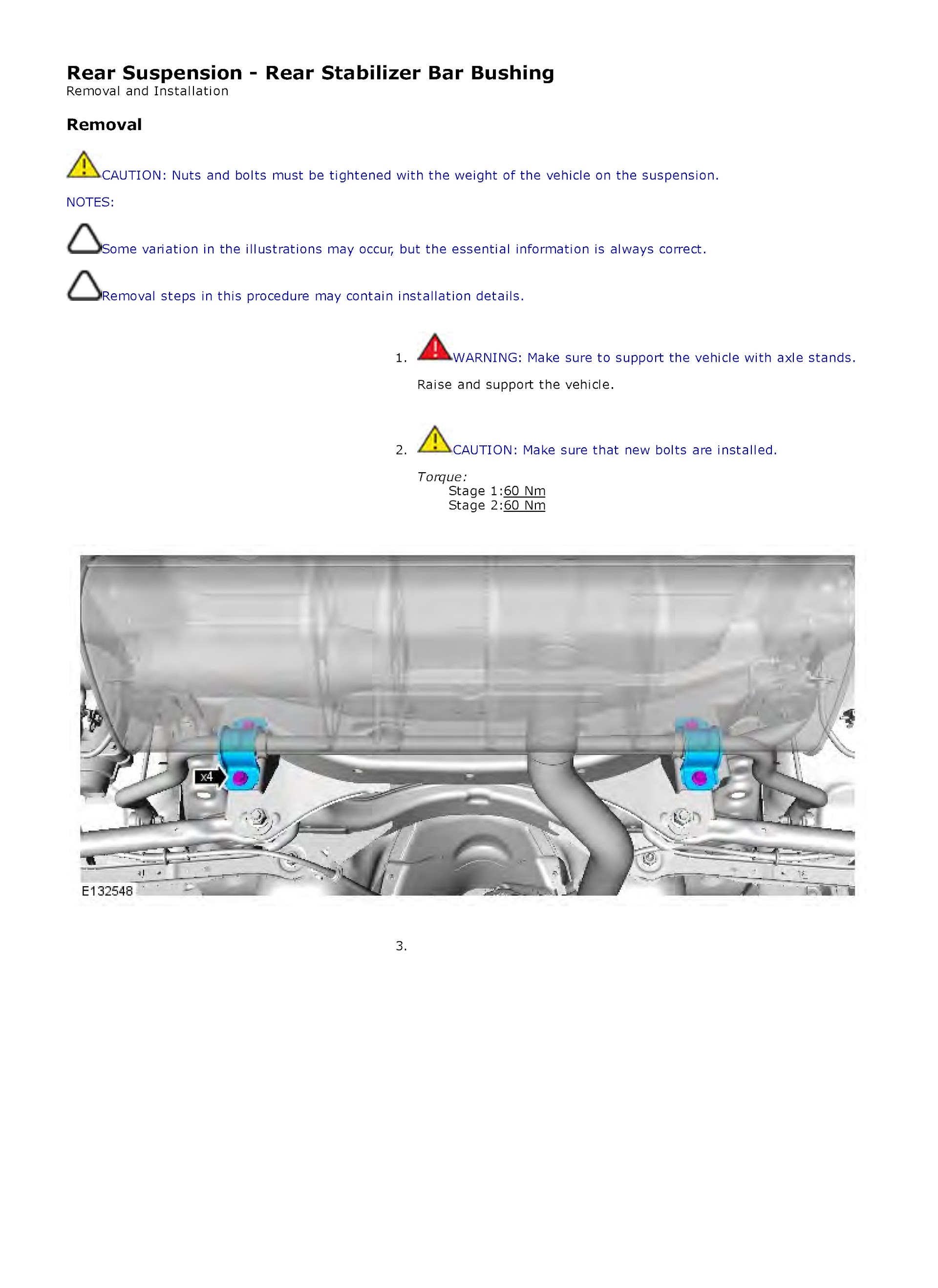2014 Range Rover Evoque Repair Manual, Rear Suspension