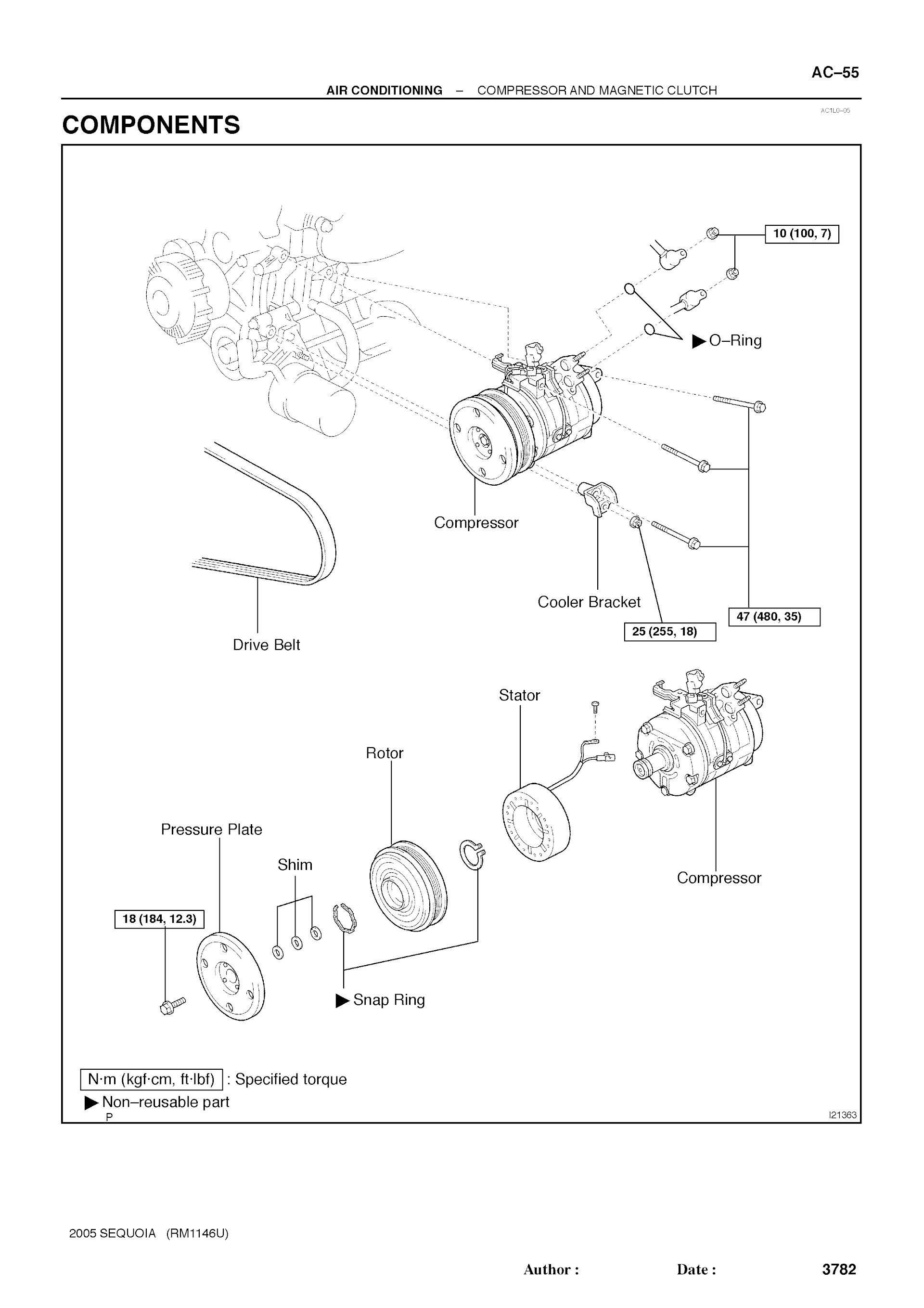 2007 Toyota Sequoia Repair Manual, air Conditioning