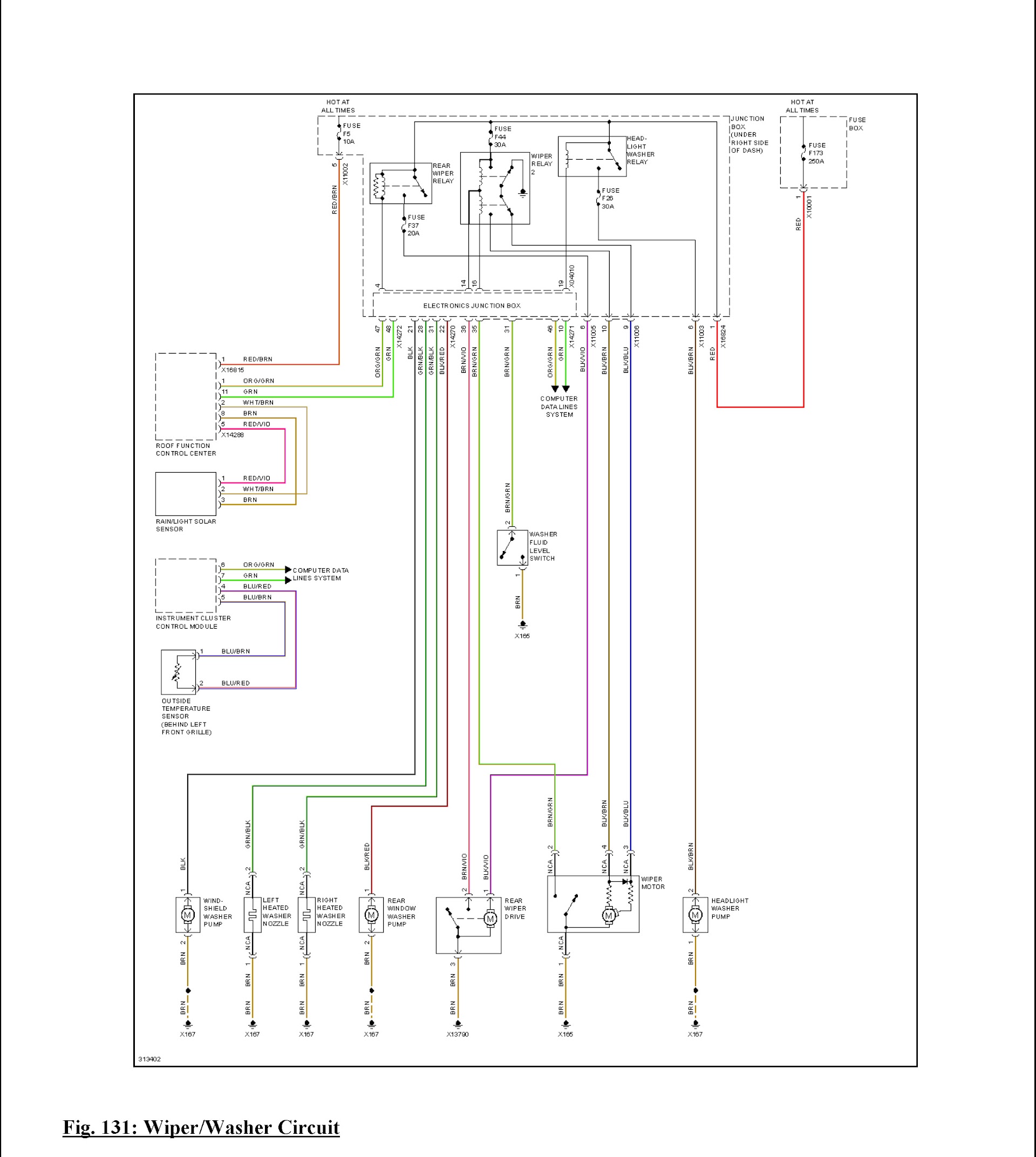 2014 BMW X6 Repair Manual, Wiring Diagram