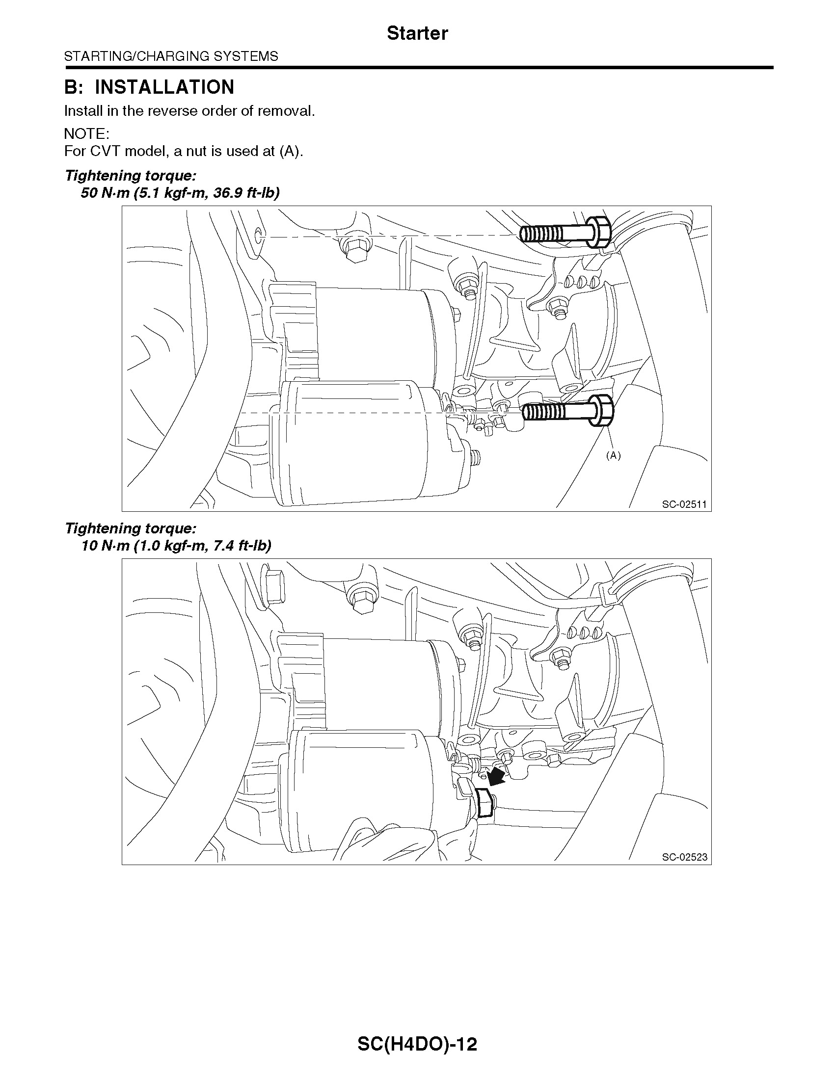 2013 Subaru Impreza & XV Crosstrek Repair Manual