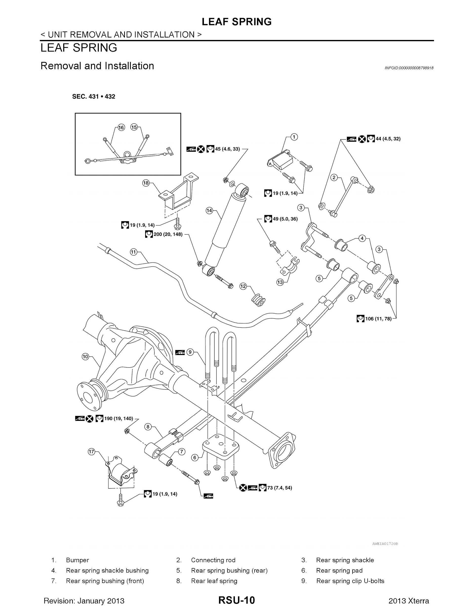 2013 Nissan Xterra Repair Manual